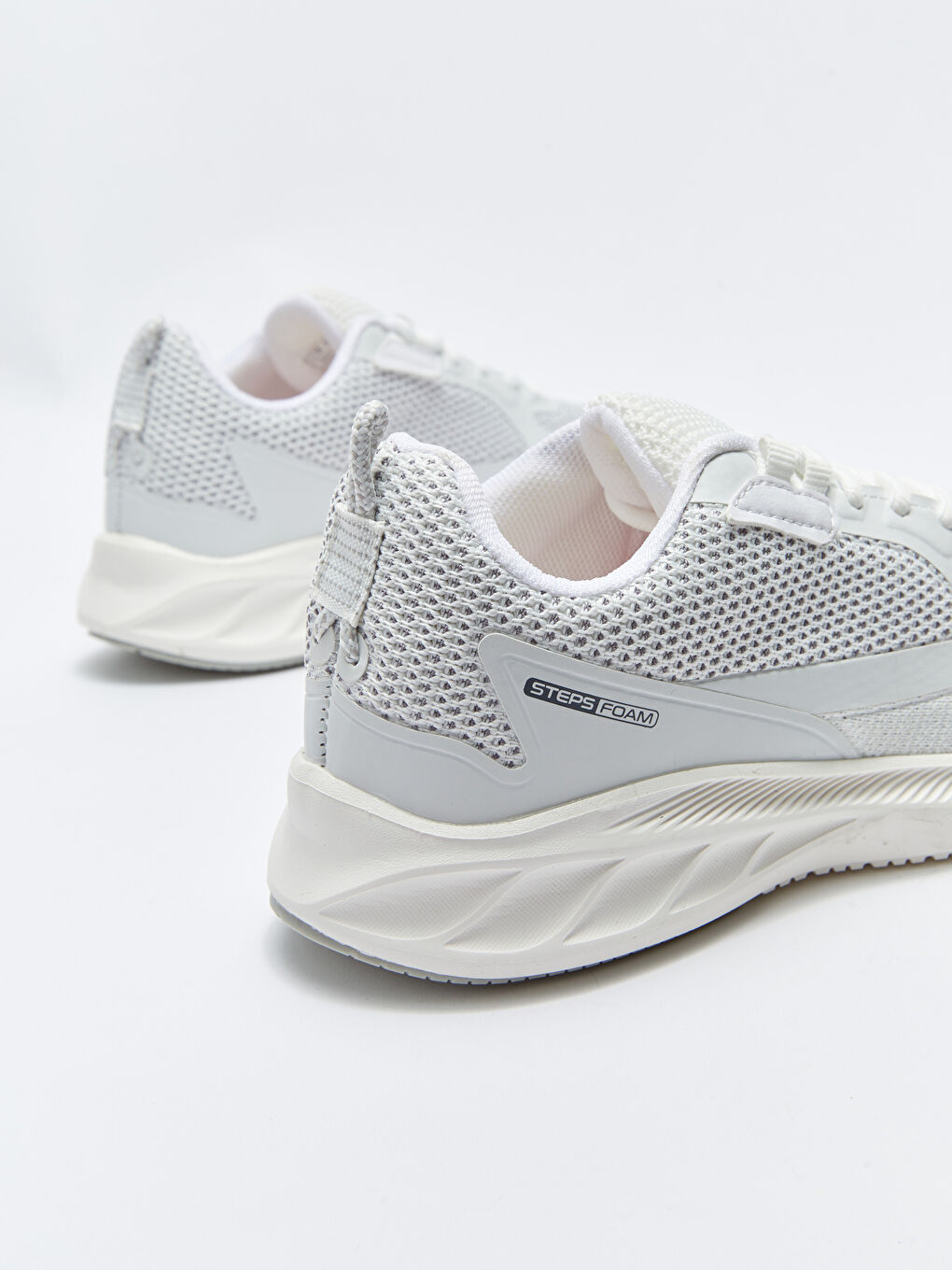Beyaz Bağcıklı Kadın Aktif Spor Ayakkabı-4