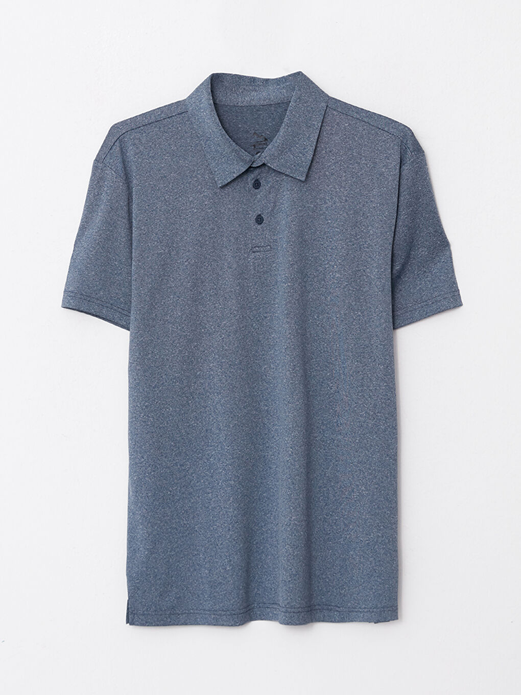 İndigo Polo Yaka Kısa Kollu Erkek Tişört-5