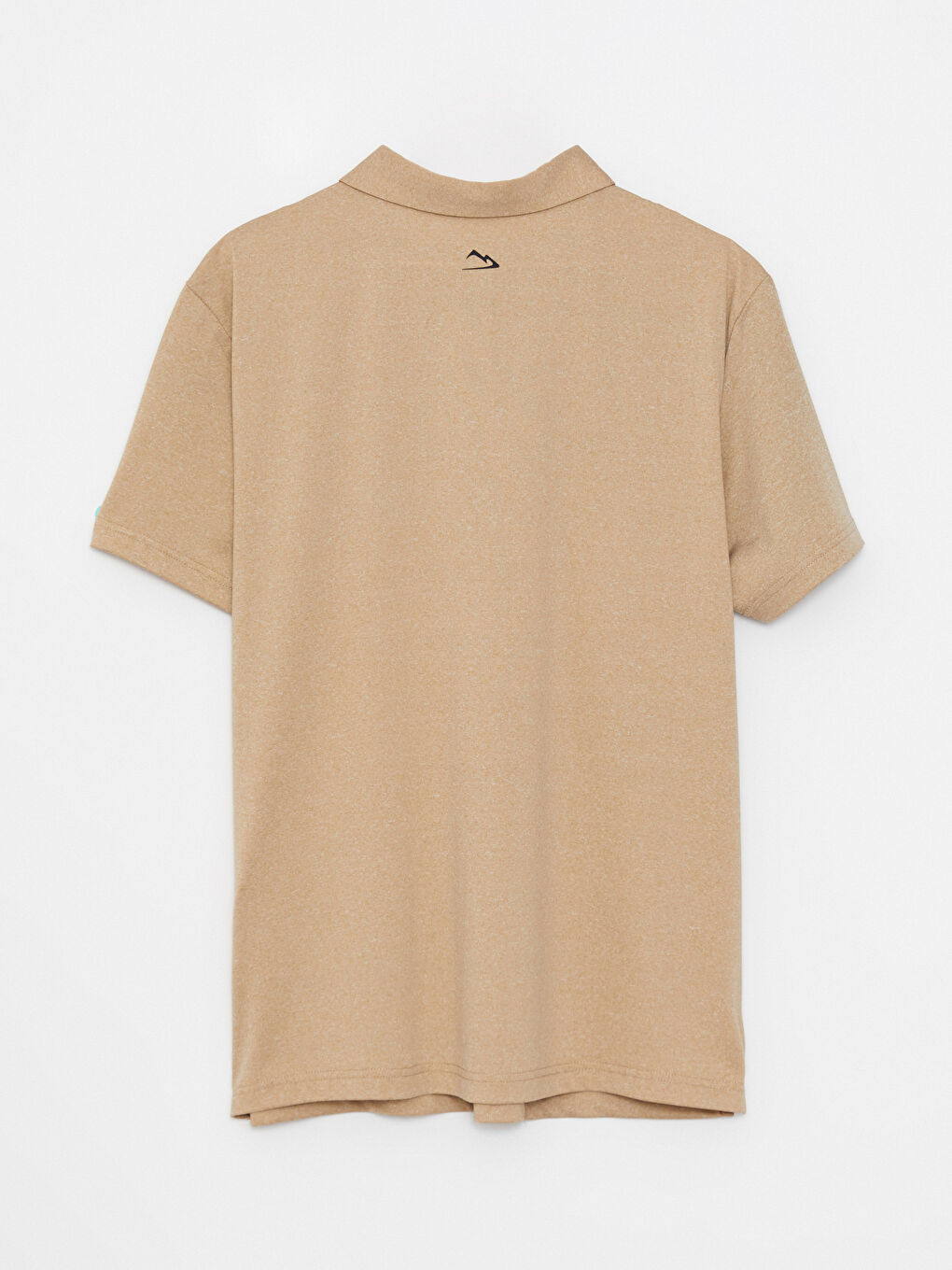 Kahverengi Polo Yaka Kısa Kollu Erkek Tişört-6