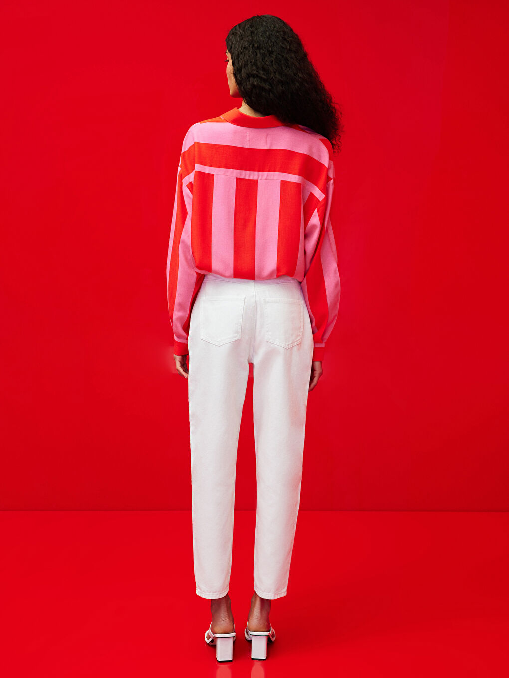 Blugi de Damă Confortabili Croi Drept cu Buzunare Detaliate-2