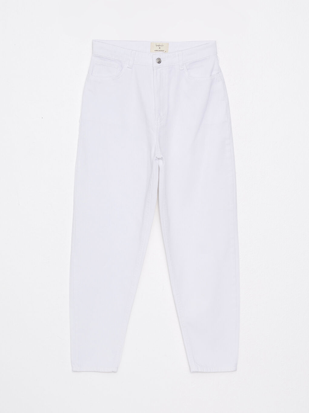 Blugi de Damă Confortabili Croi Drept cu Buzunare Detaliate-3