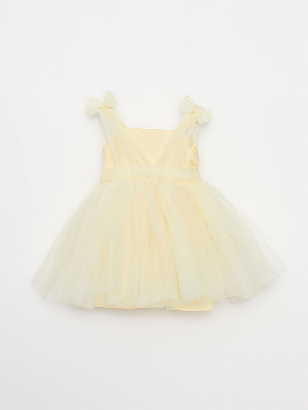 Rochie Bebeluși Fete Cu Bretele Guler Pătrat