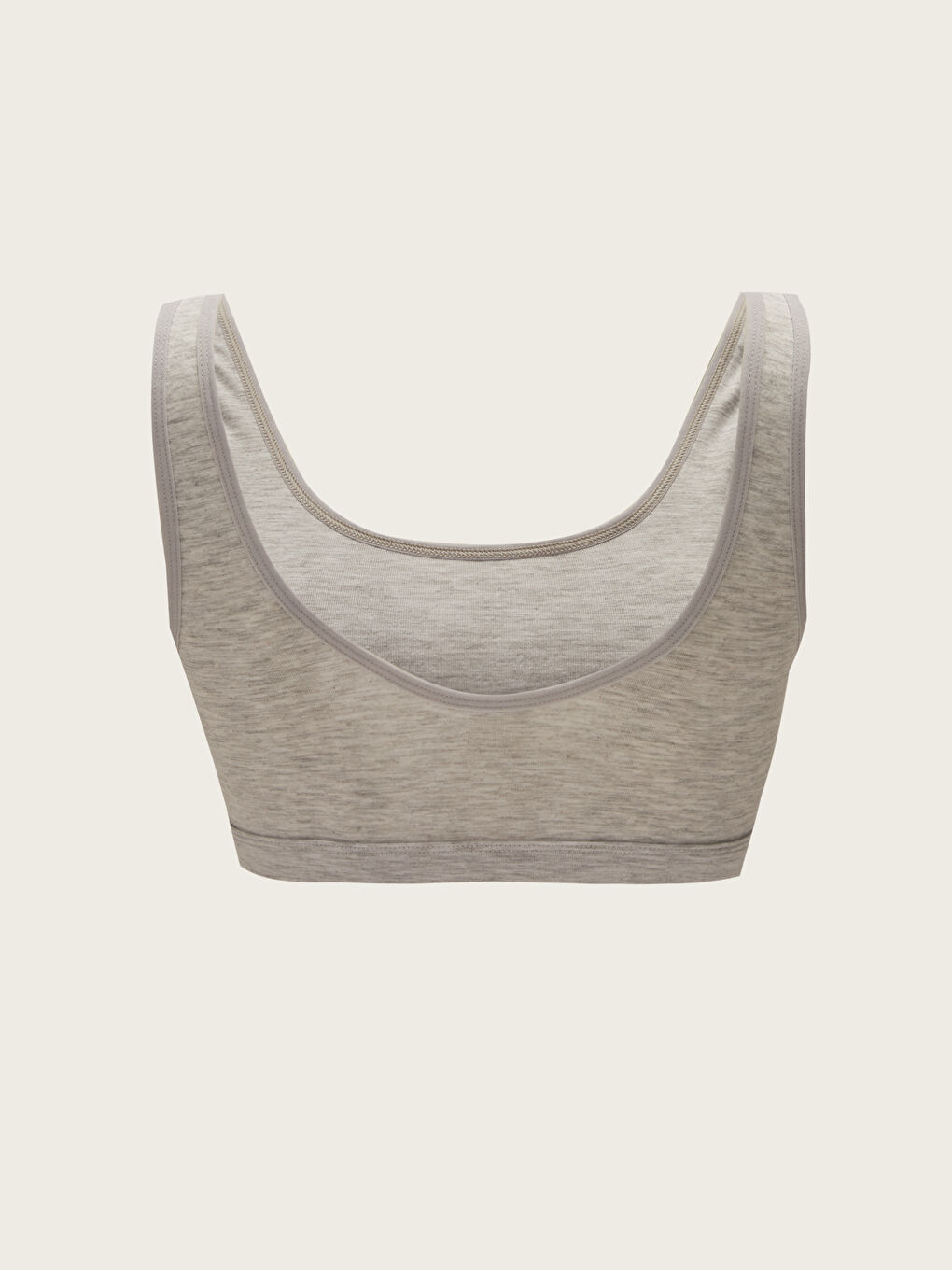 Gri Balensiz Düz Büstiyer Sütyen-1