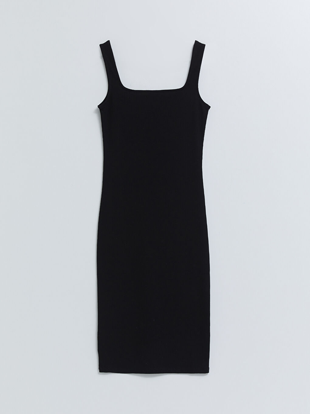LCW Vision Square Neck Straight Strap Women's Bodycon Dress -S2IE93Z8-CVL