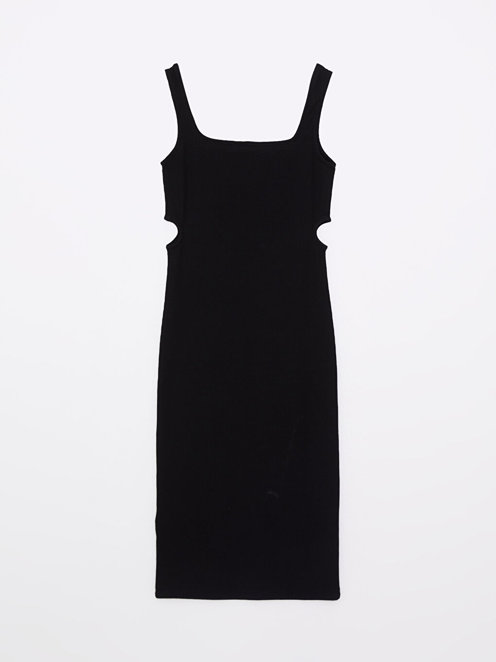 Women's Square Neck Straight Sleeveless Bodycon Dress-5
