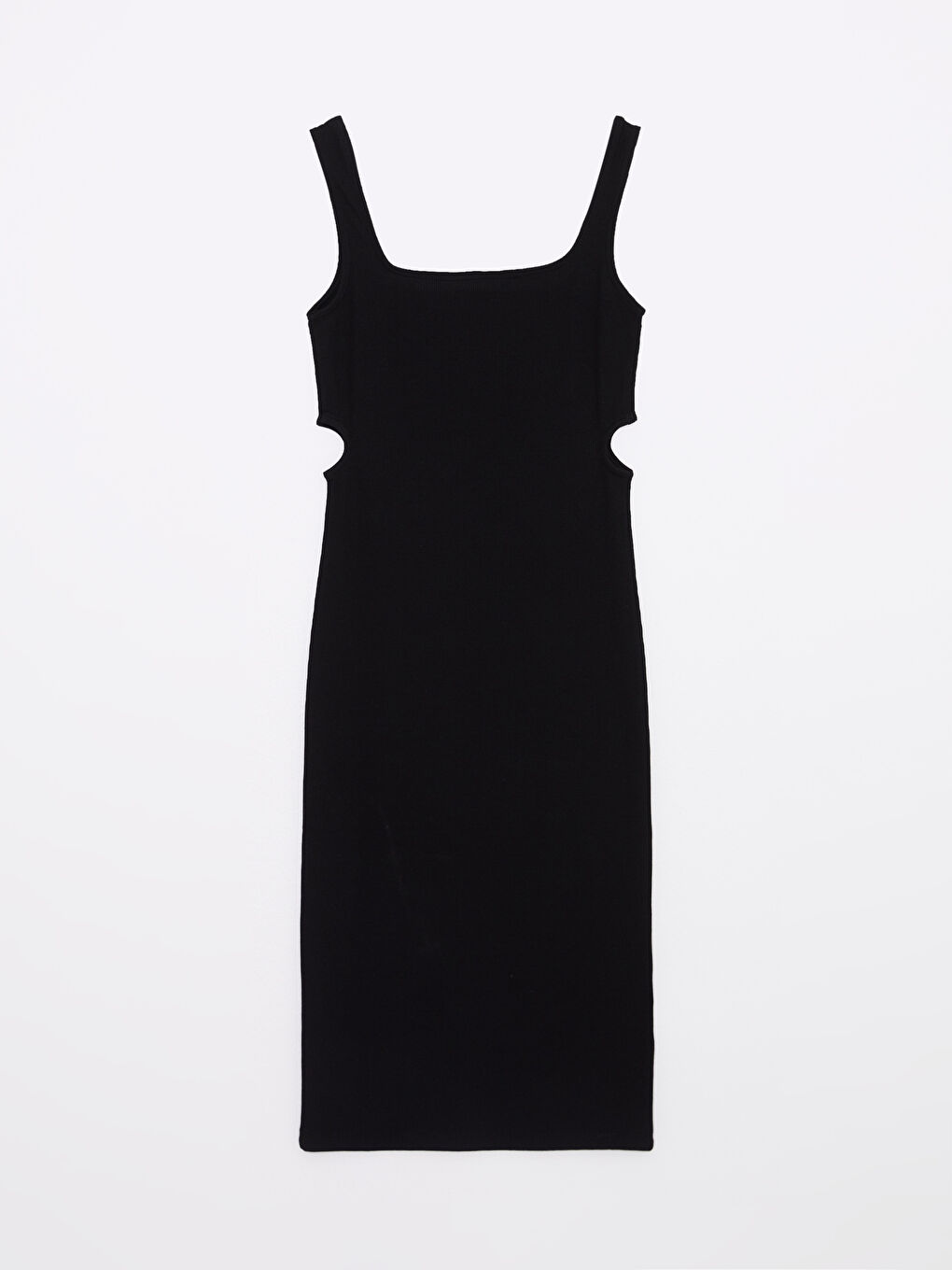 Women's Square Neck Straight Sleeveless Bodycon Dress-6