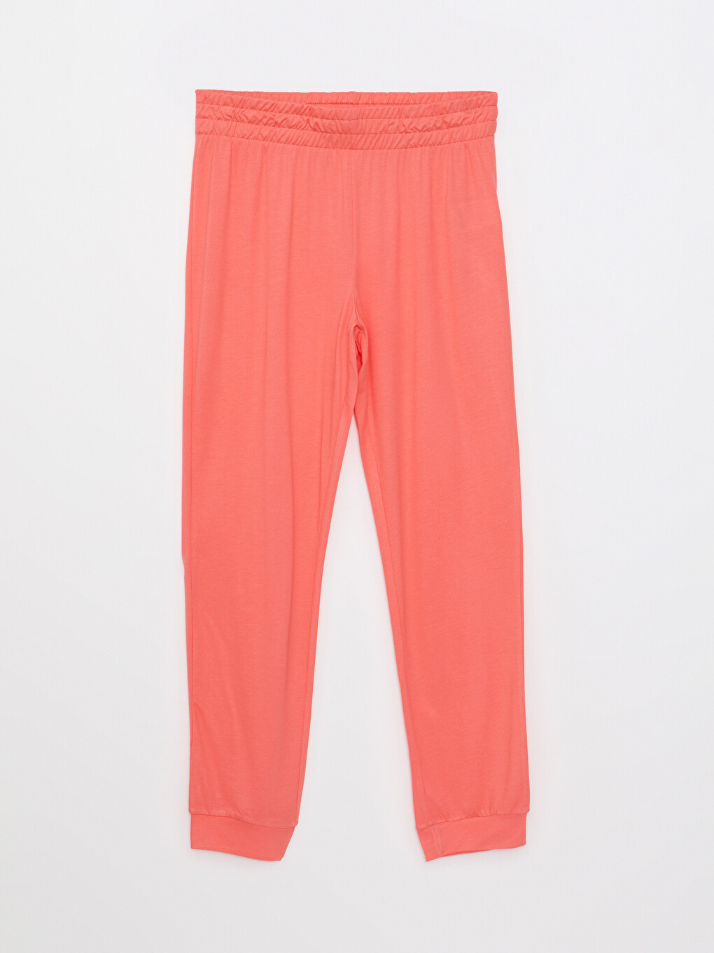 Mercan Kadın Beli Lastikli Düz Jogger Pijama Alt-5