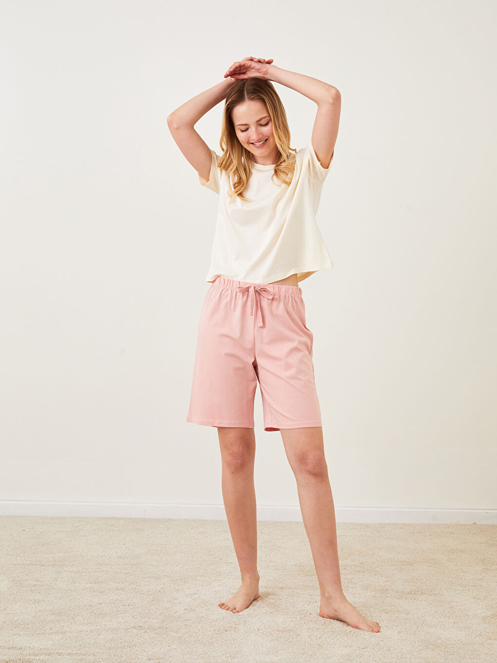 Women's Elastic Waist Regular Pajama Bottoms