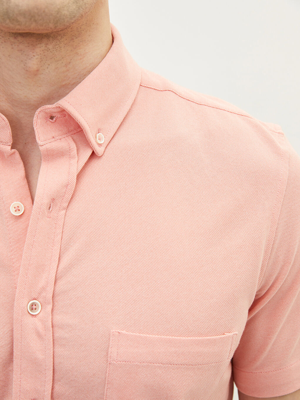 Mercan Regular Fit Kısa Kollu Erkek Gömlek-3