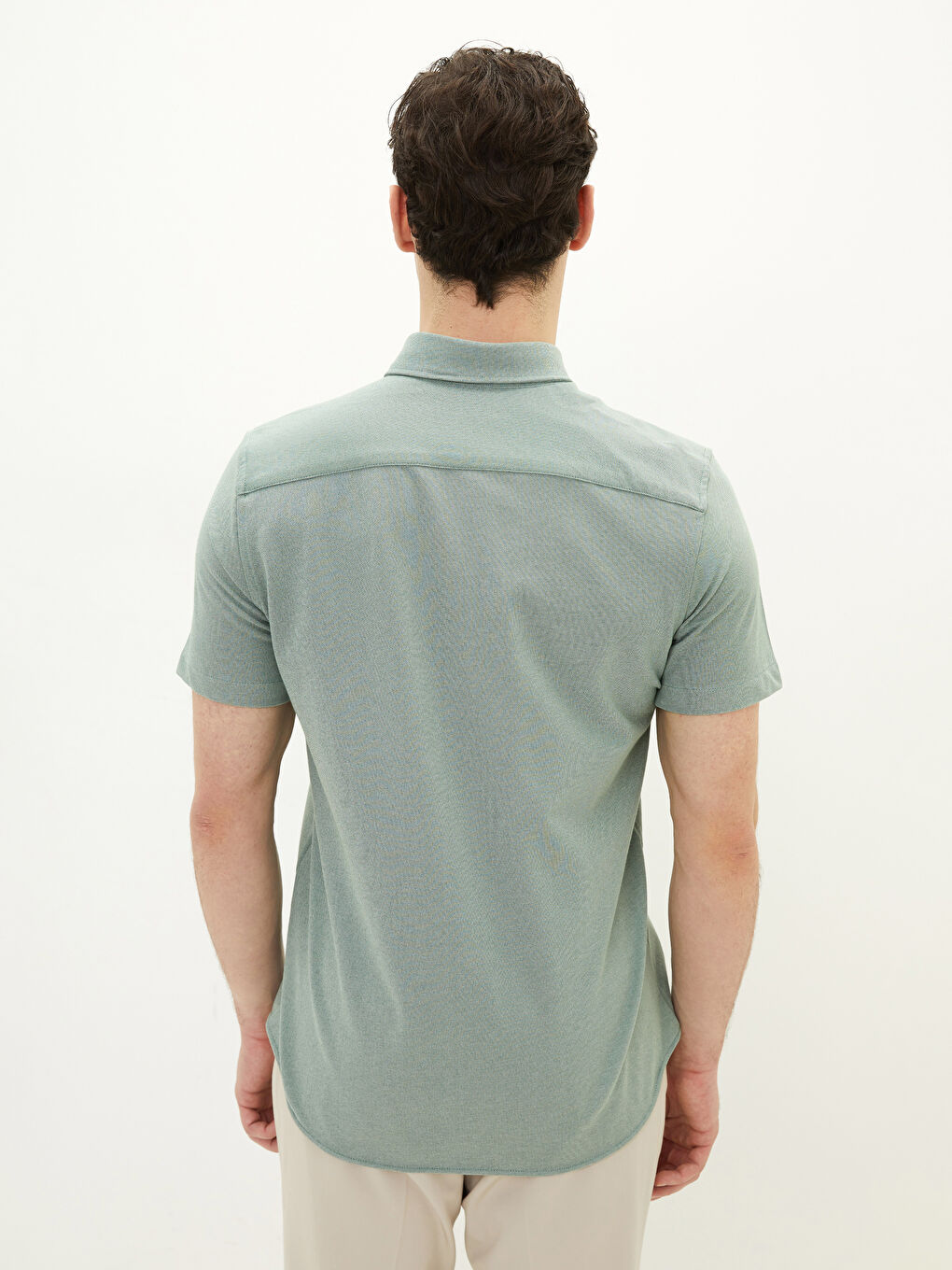 Chemise à Manches Courtes Coupe Régulière pour Hommes-4