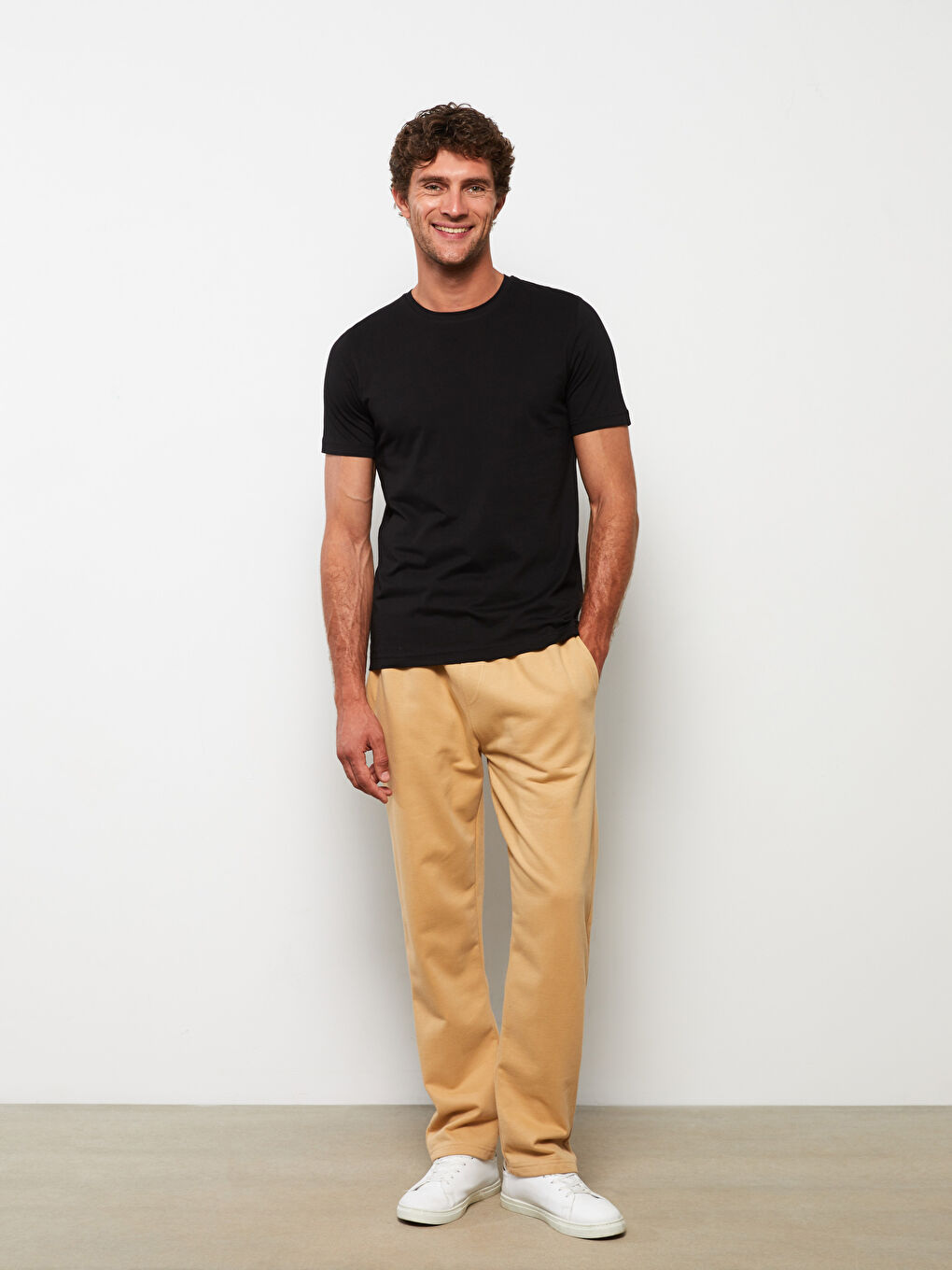 T-shirt pour Hommes en Jersey à Col Rond-2