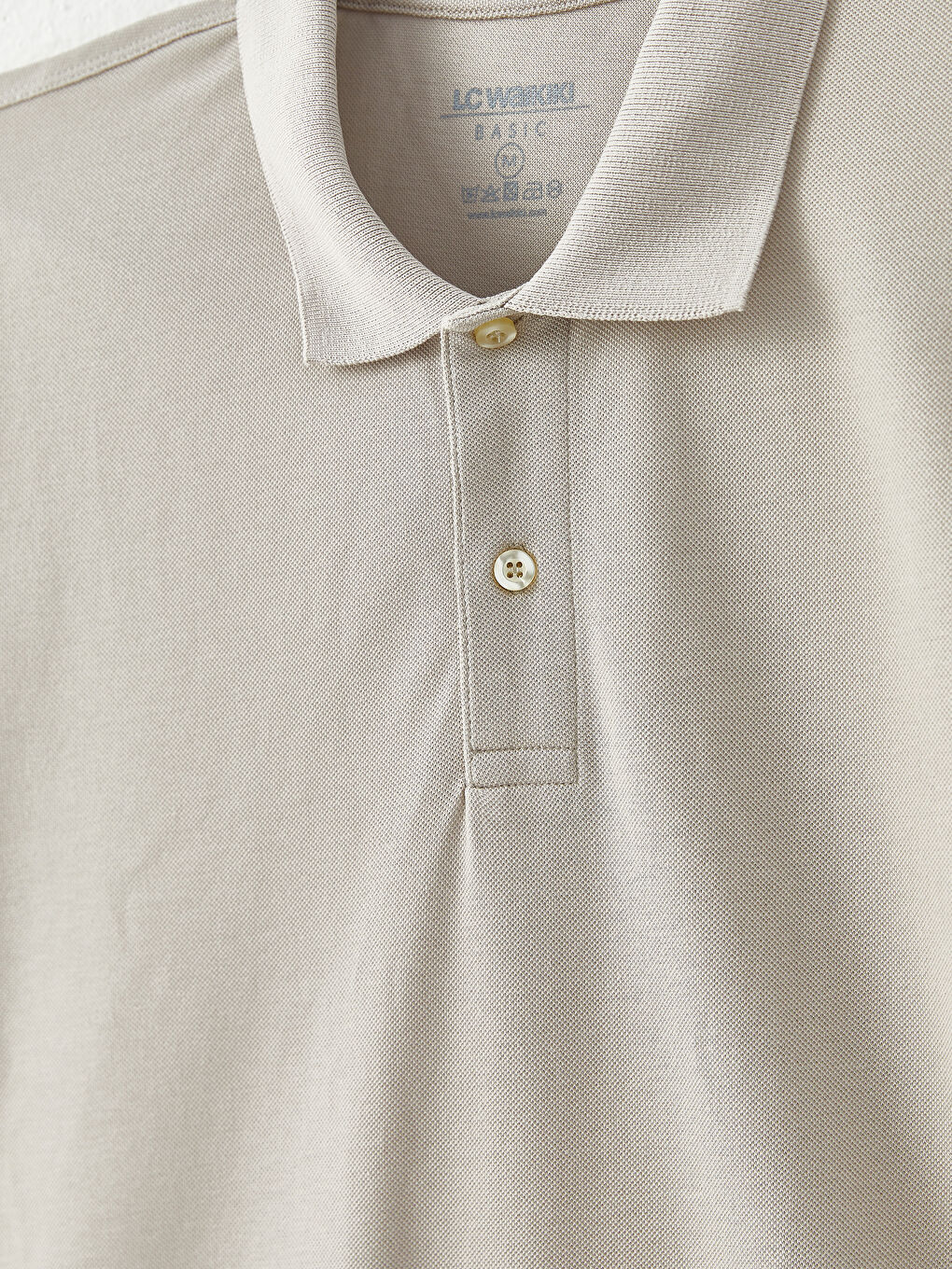 تيشيرت بياقة بولو كم قصير بيكيه للرجال-6