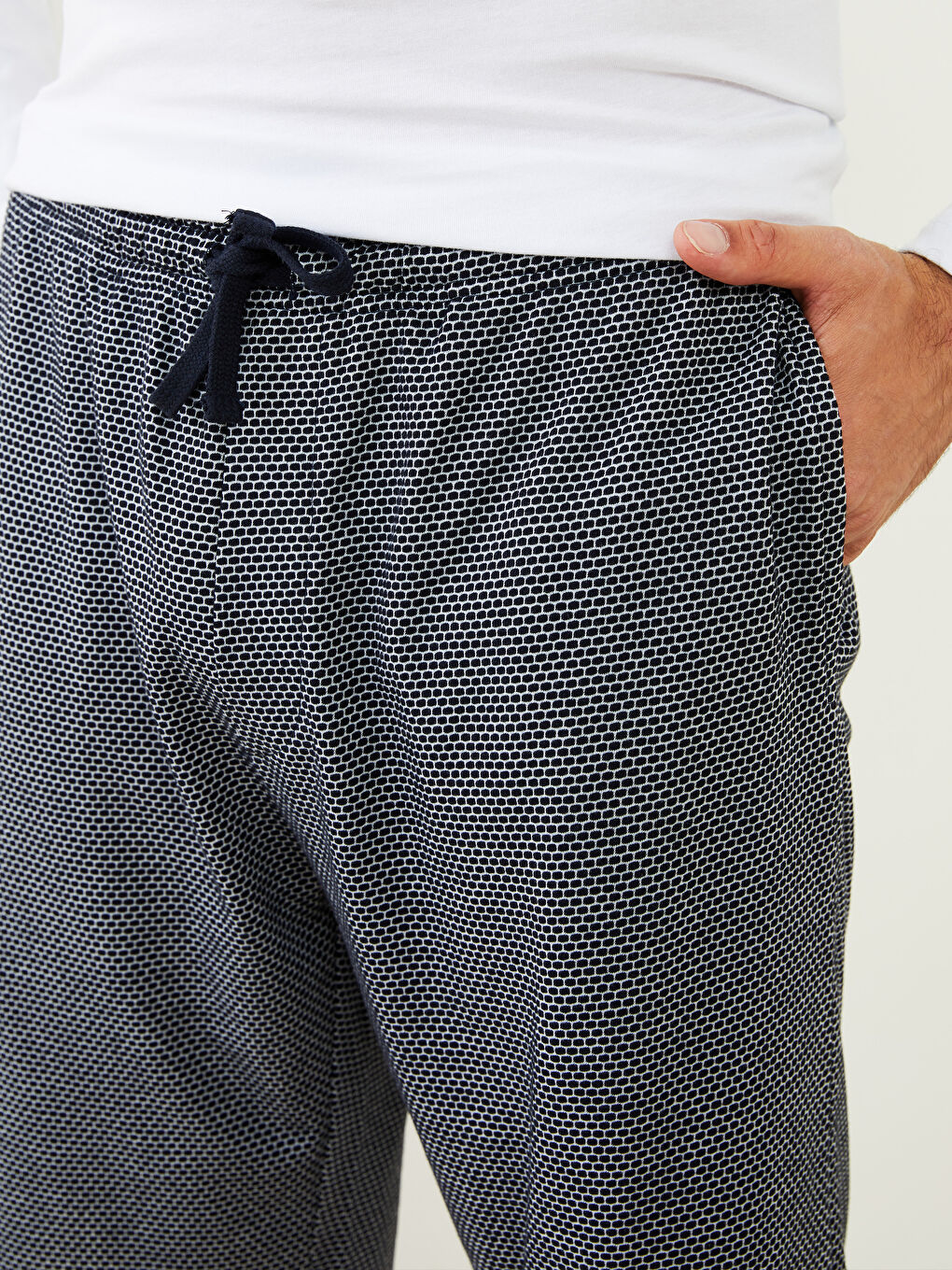 شورت بيجامة رجالي بقصة عادية-2