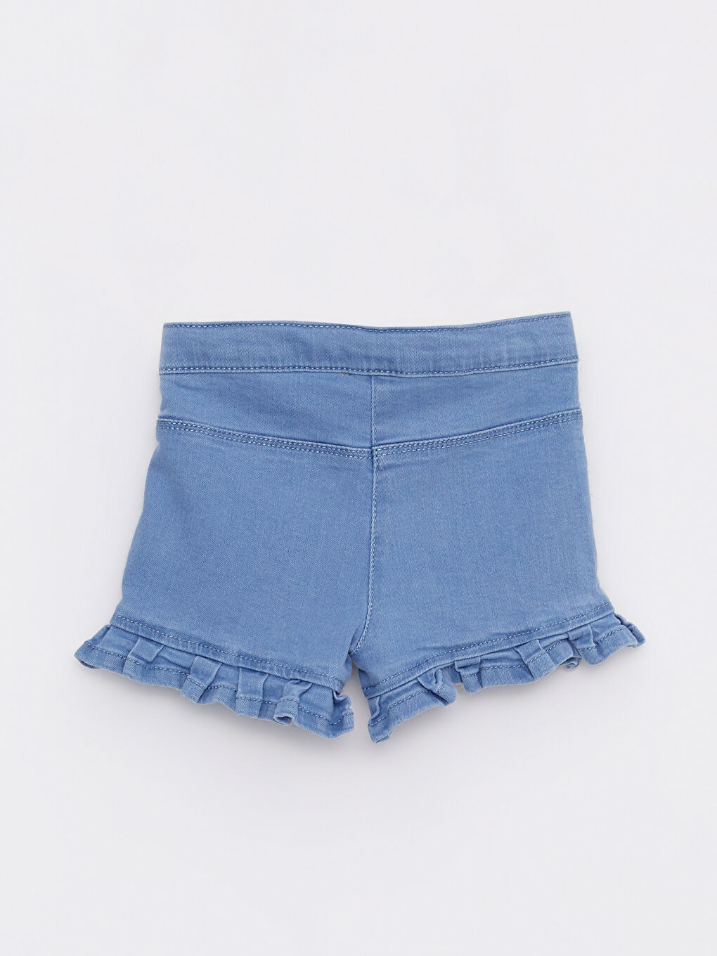 LCW baby Indigo Basic Kız Bebek Jean Şort - 2