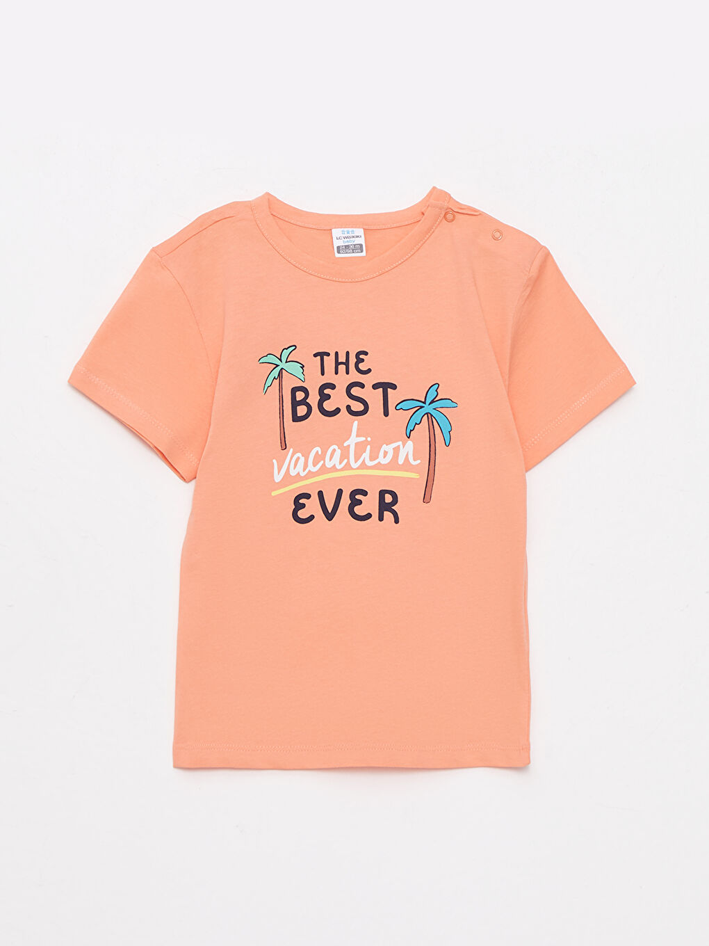 Ensemble T-Shirt et Short Bébé Garçon en Coton Imprimé à Manches Courtes et Col Rond Lot de 2-1