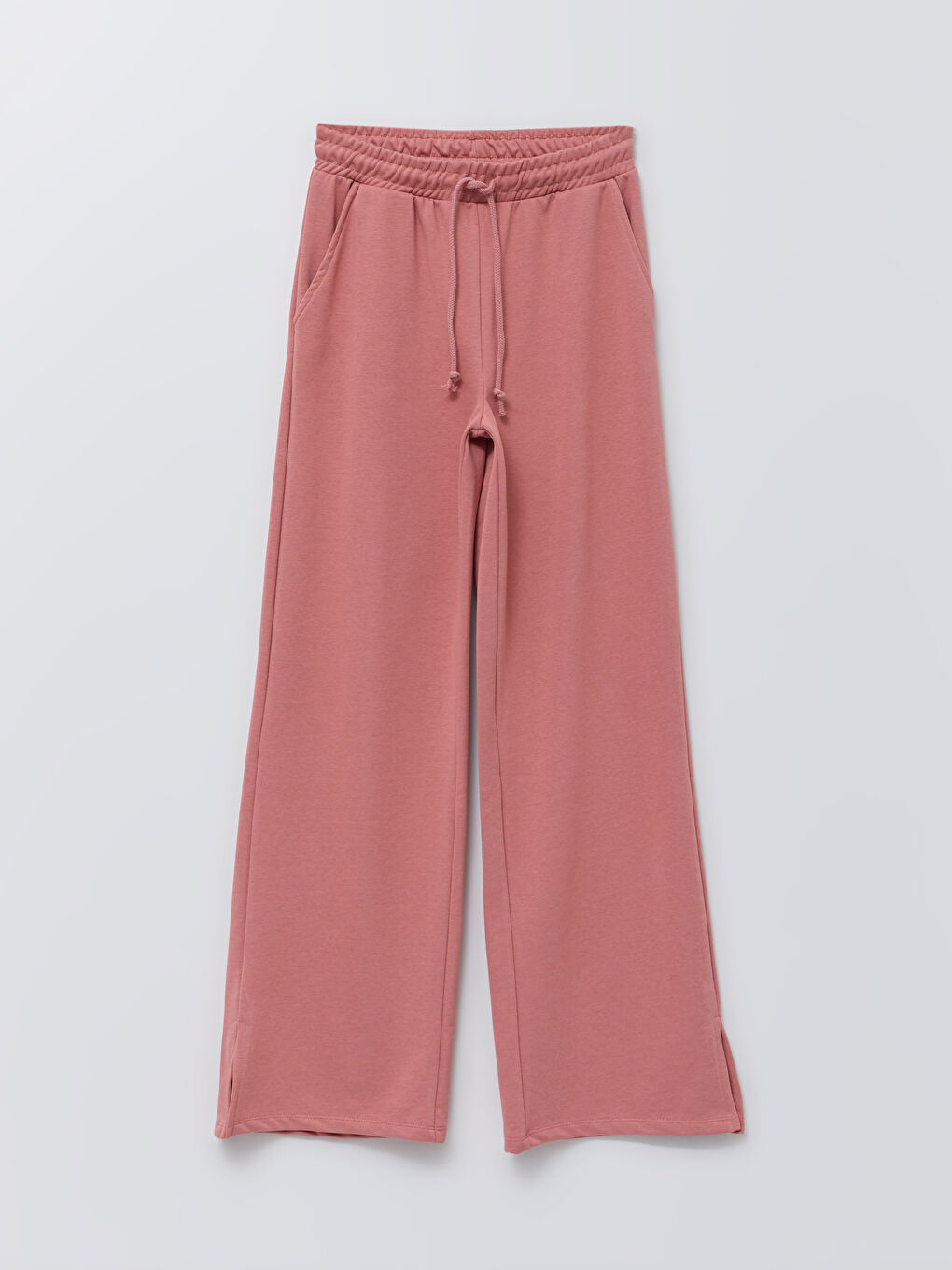 بنطلون رياضي بخصر مرن وجيوب عادية للسيدات-5