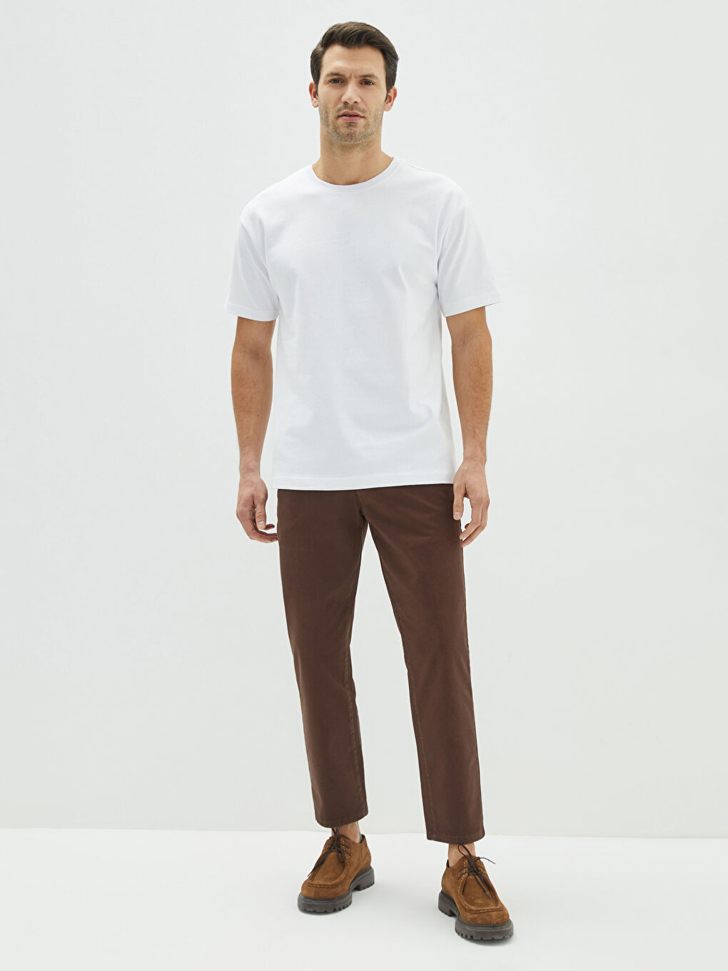Pantalon Chino Droit pour Hommes-1