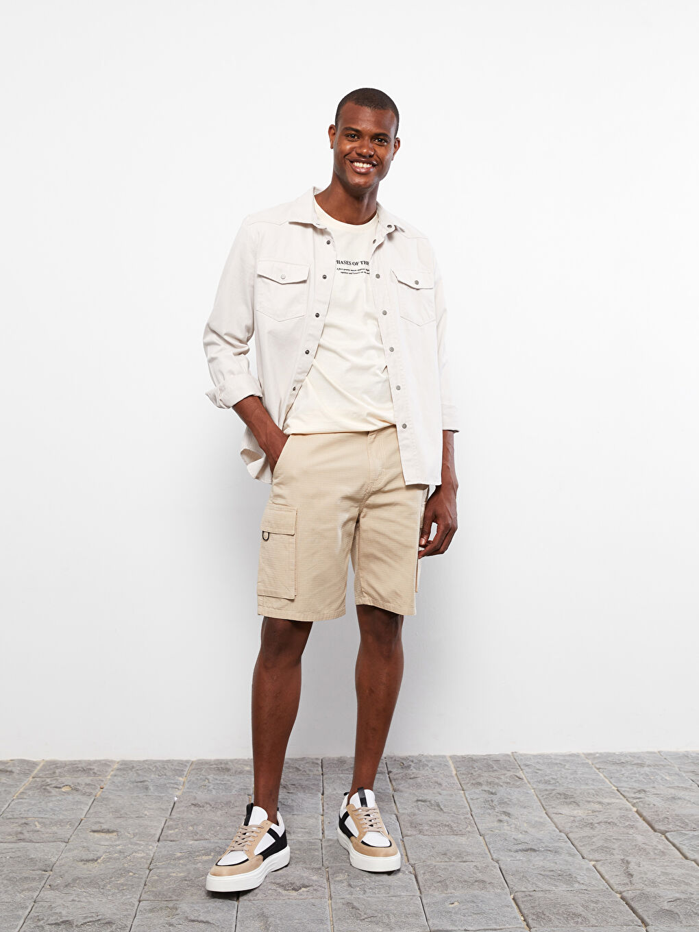 Standard Fit Men's Cargo Shorts -S2IH59Z8-S4M