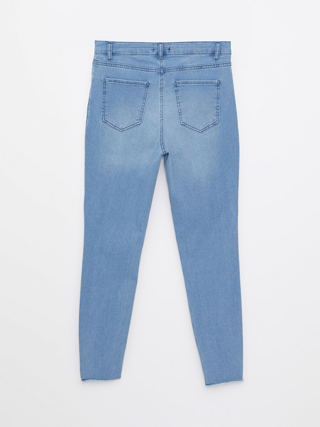 Голям Размер Меркурий Скини Кройка Прави Джобове Детайлни Дамски Дънки Родео Панталони-6