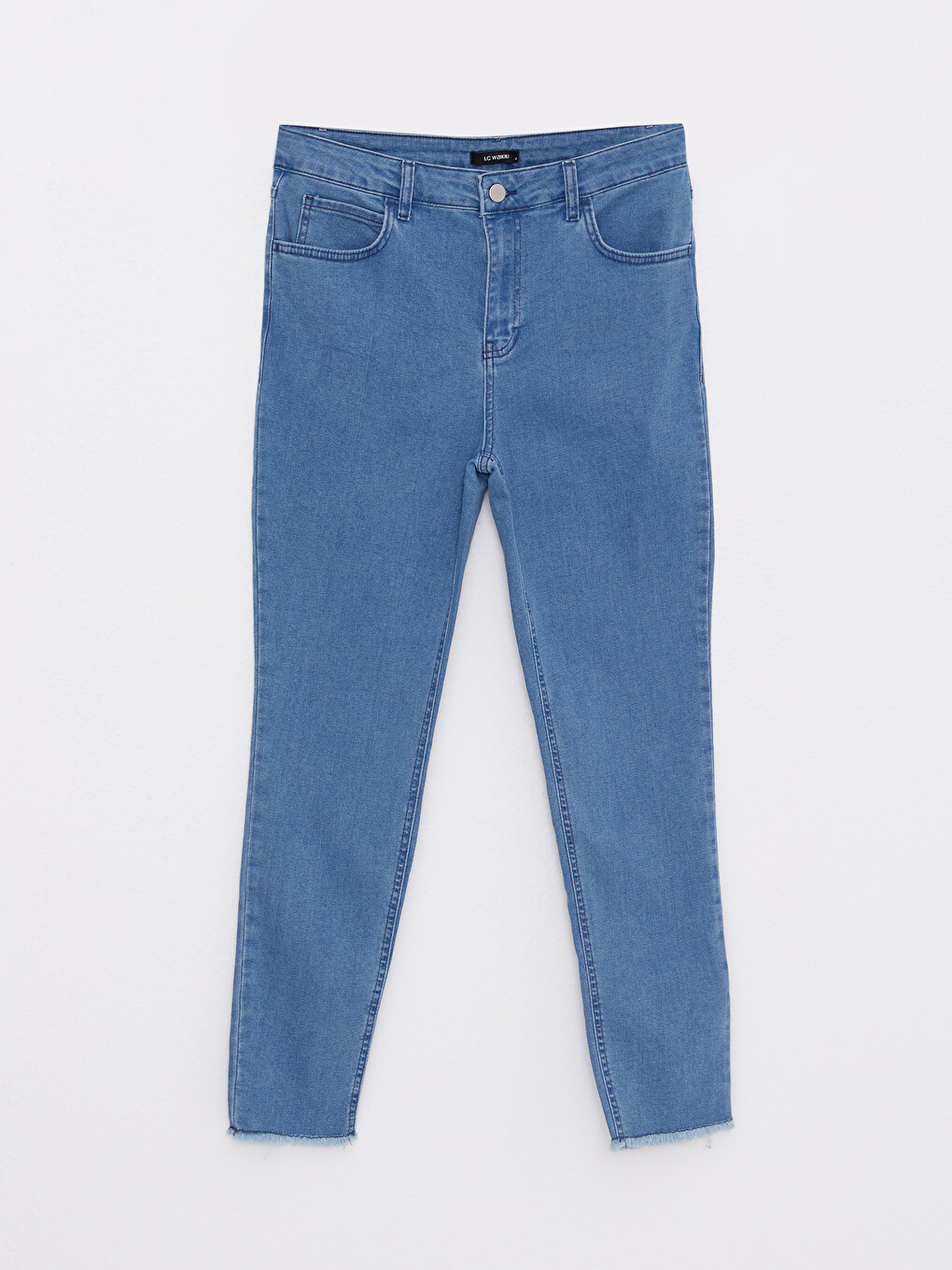 Large Size Mercury Skinny Fit Women's Rodeo Jean Pants with Pocket Detail-5