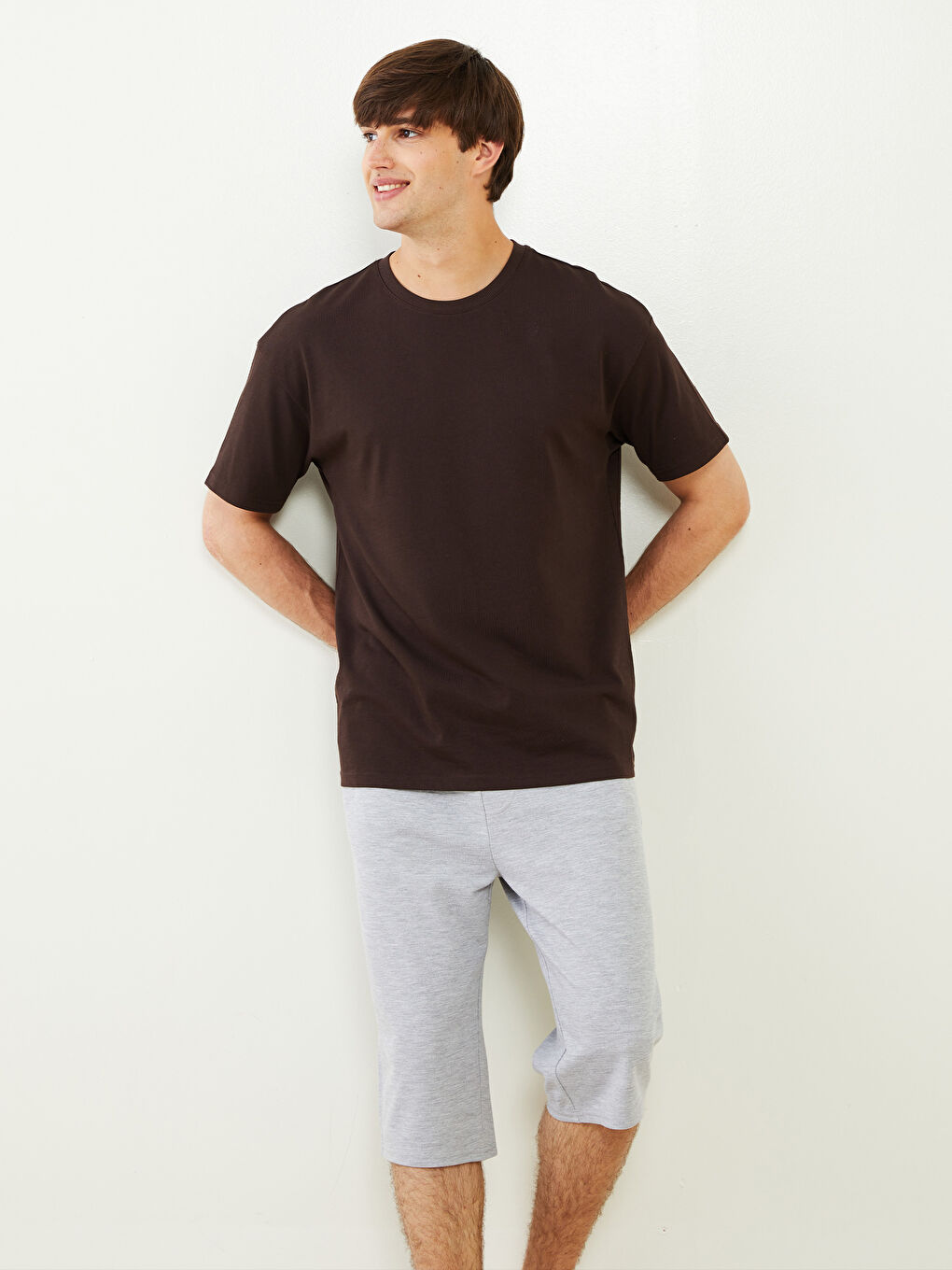 LC WAIKIKI Gri Standart Kalıp Erkek Pijama Alt Şort