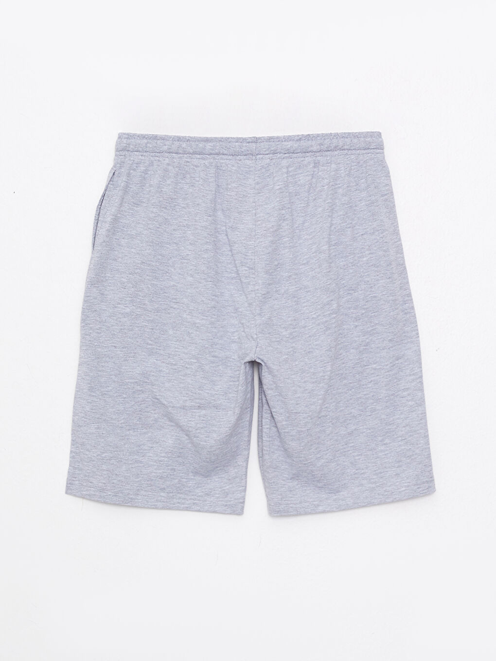 Gri Standart Kalıp Erkek Pijama Alt Şort-6