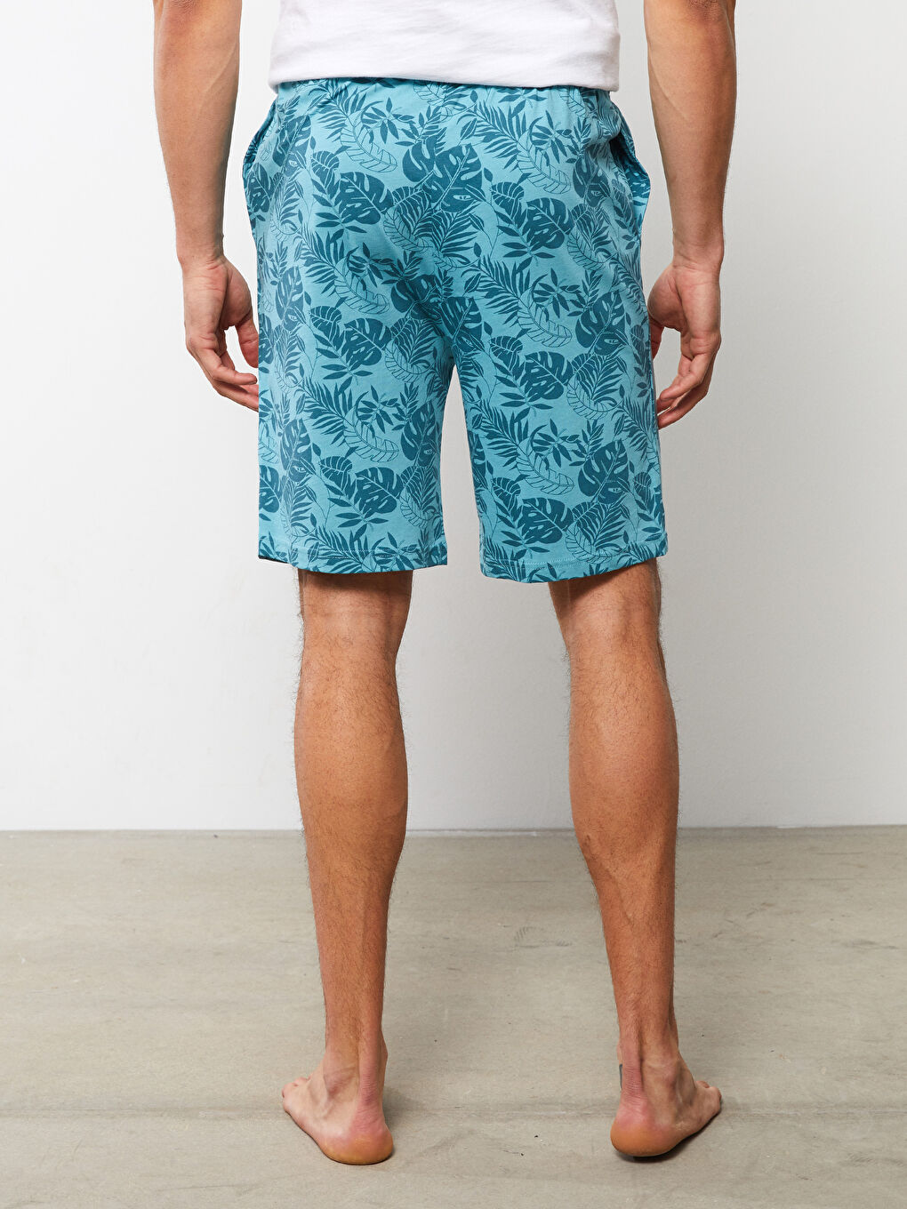 Standard Fit Men's Pyjama Bottom Shorts-4