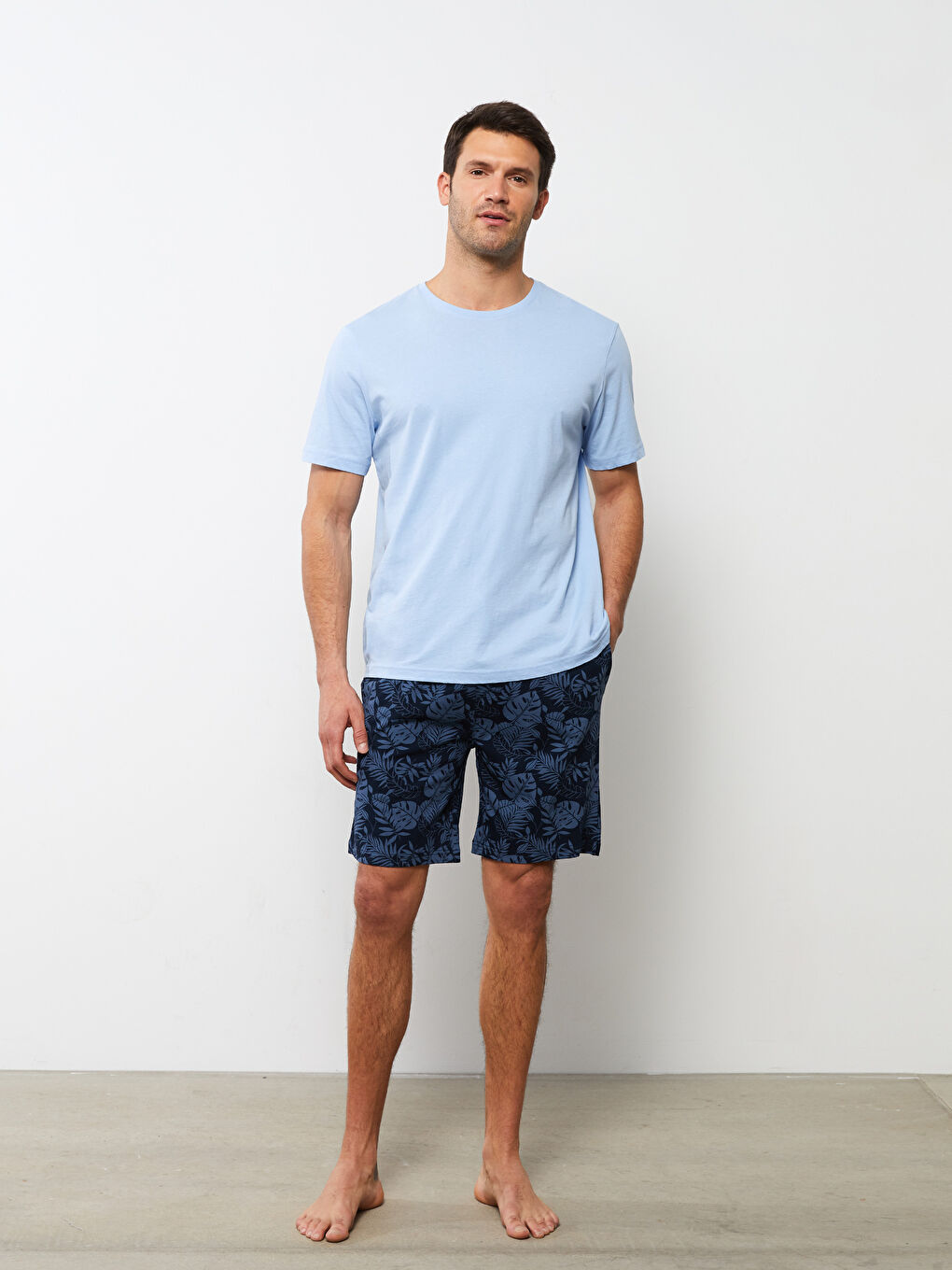 Bas De Pyjama Court Pour Hommes Coupe Standard-2