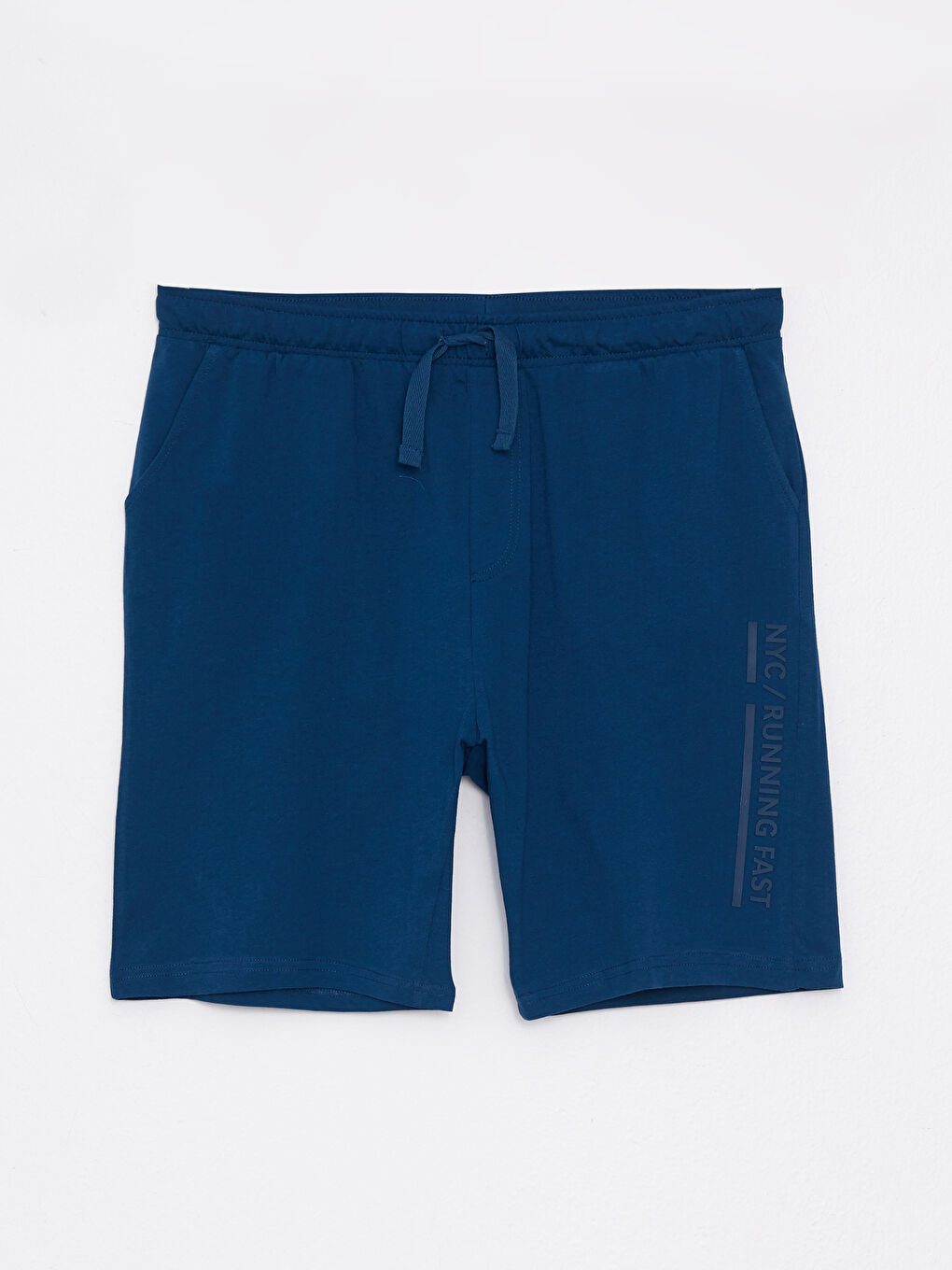 Petrol Standart Kalıp Erkek Pijama Alt Şort