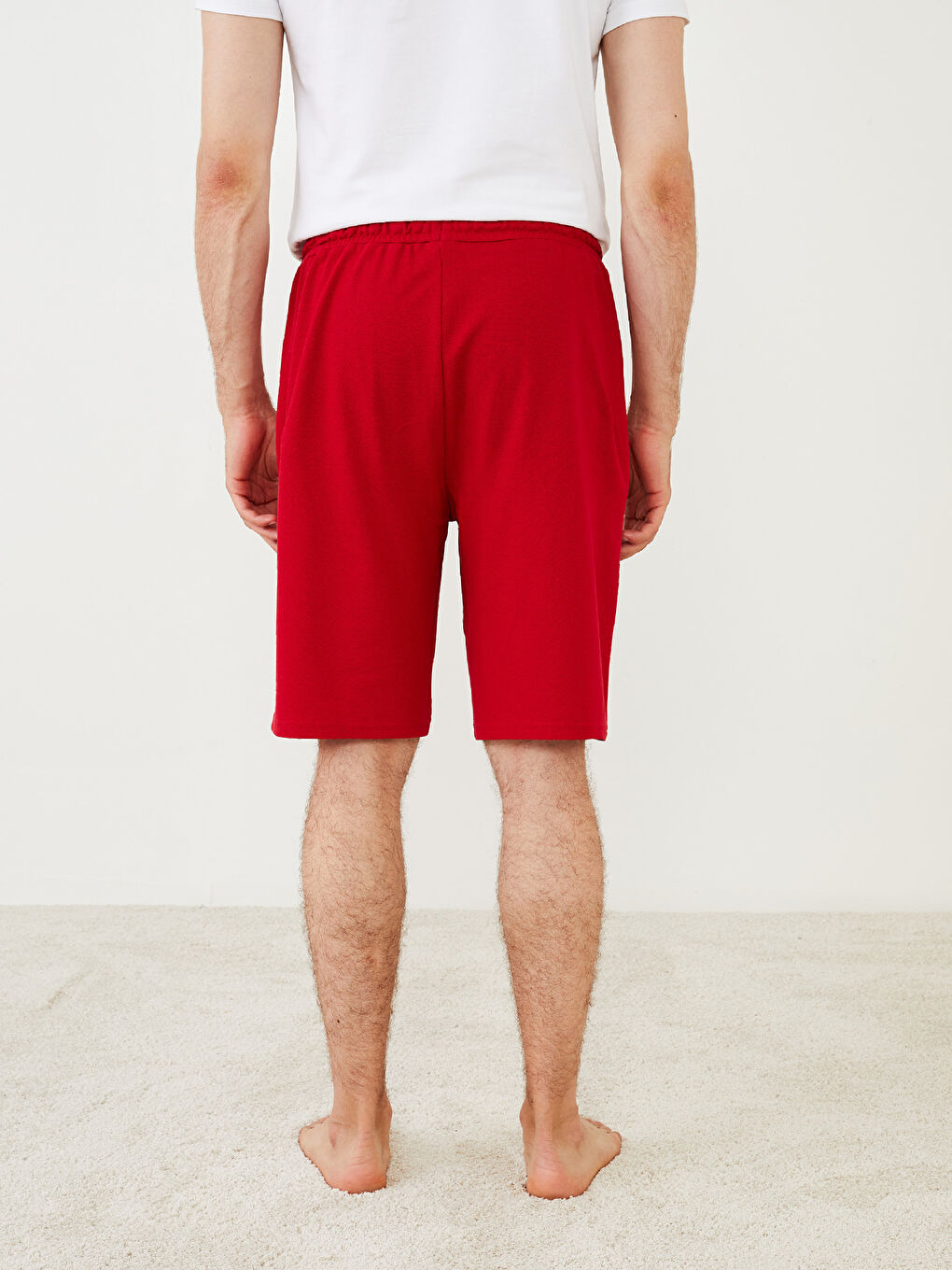 Kırmızı Standart Kalıp Erkek Pijama Altı-4