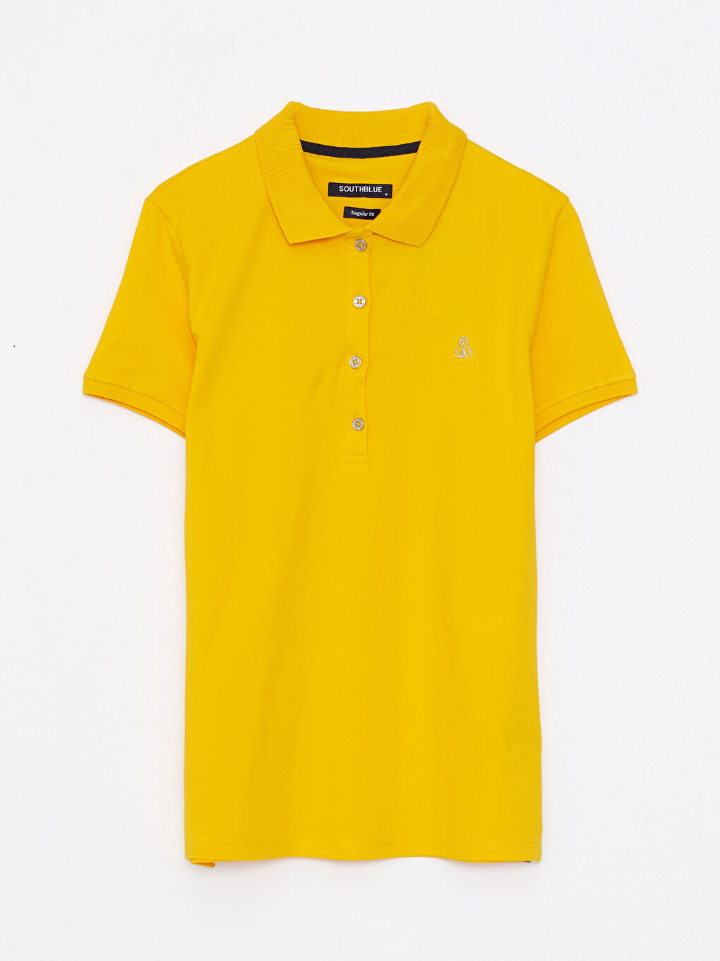 T-shirt pour Femmes à Manches Courtes avec Col Polo et Détails Brodés-6