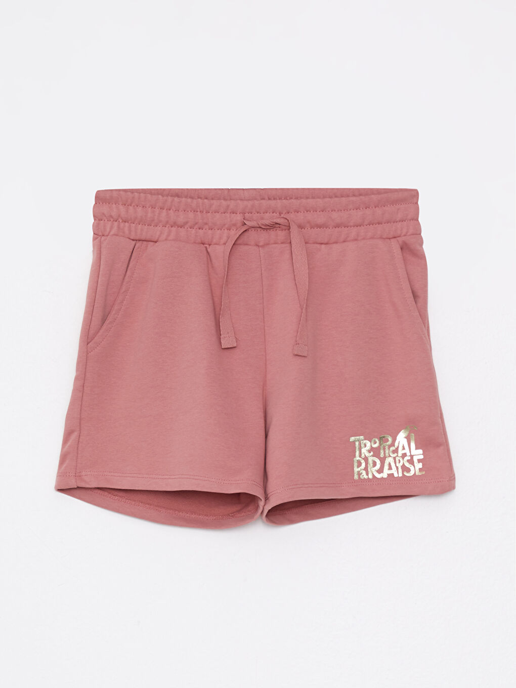 LCW Vision Women's Bermuda Shorts With Elastic Waist Printed -S2II66Z8-RZP
