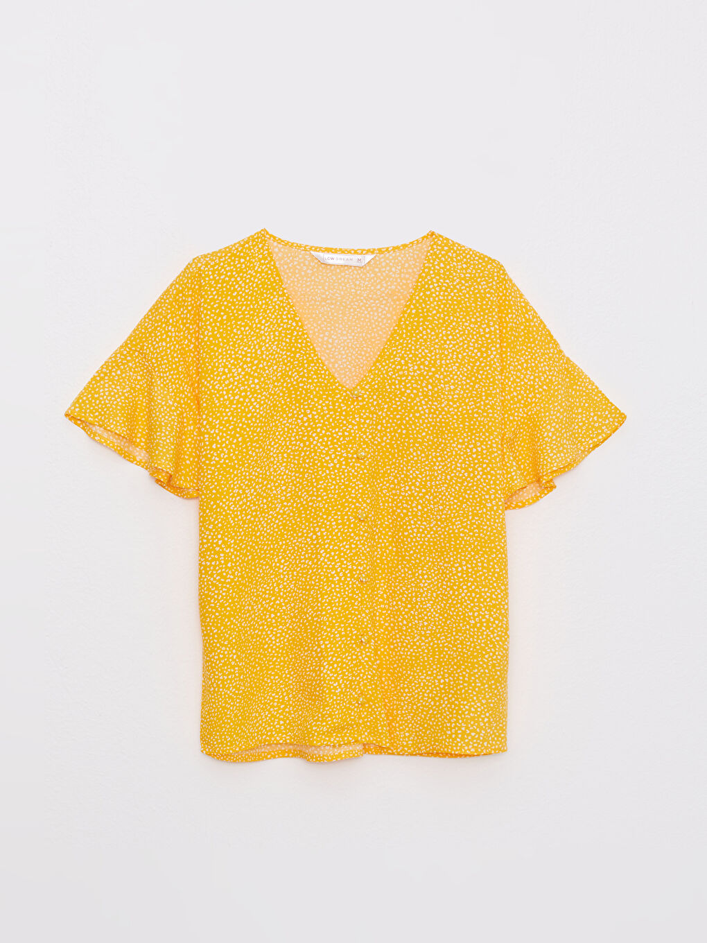 Ensemble de Pyjama pour Femmes en Viscose à Manches Courtes et Imprimé à Col en V-6