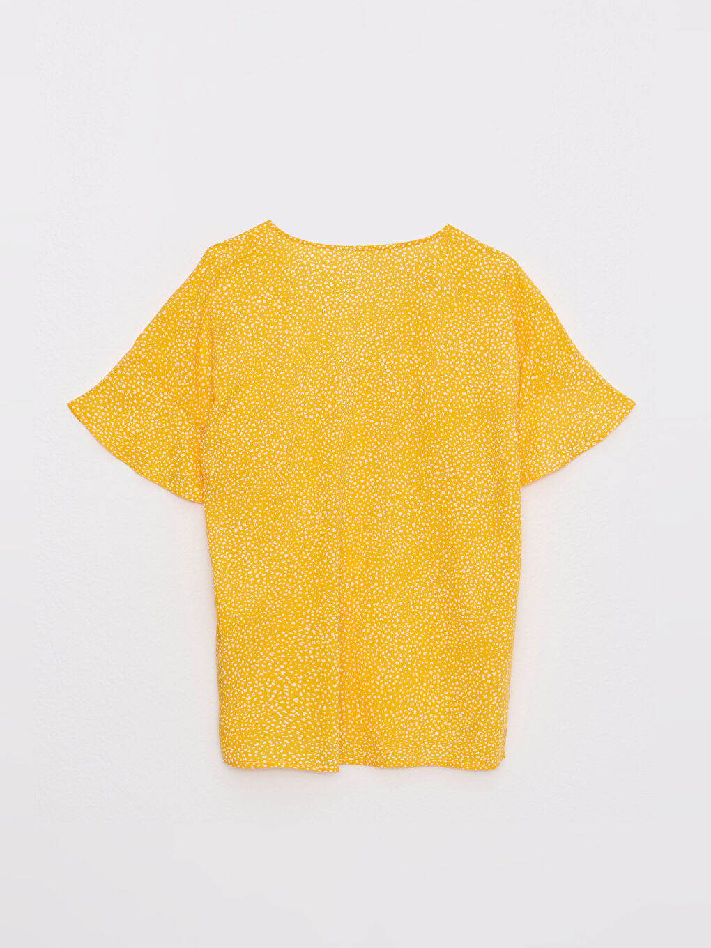 Ensemble de Pyjama pour Femmes en Viscose à Manches Courtes et Imprimé à Col en V-7