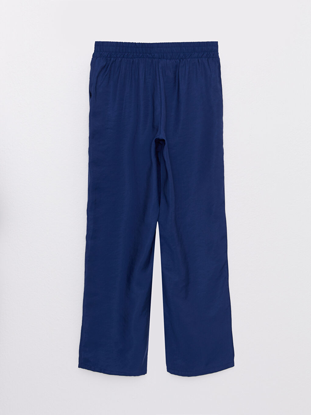 Elastic Waist Regular Pocket Detailed Women's Trousers-6