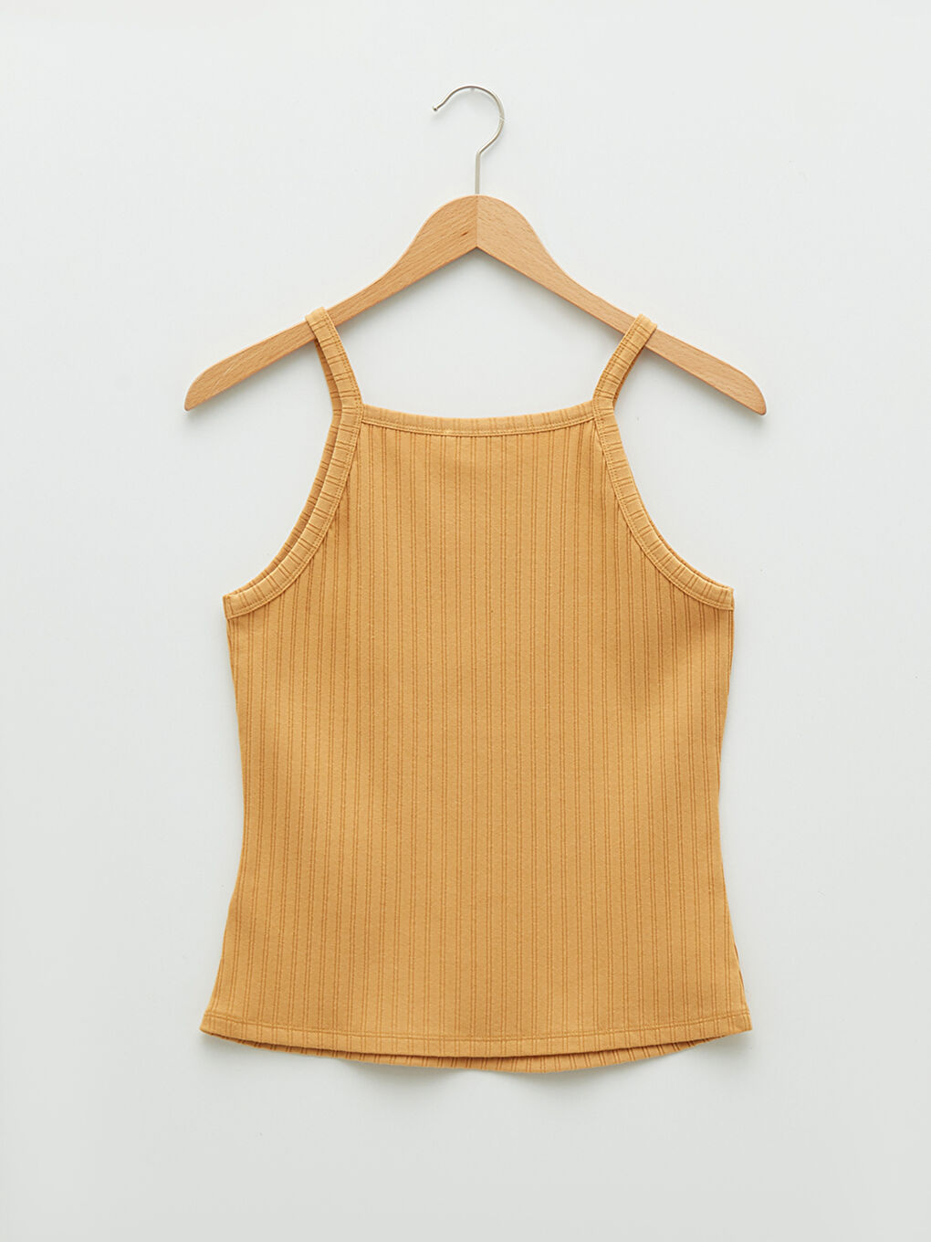 Maiou Sportiv Simplu cu Guler Halter pentru Femei-6