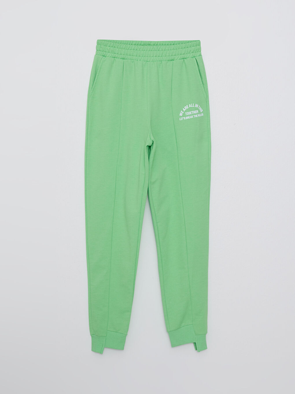 LCW Vision Elasticated Waist Printed Women's Jogger Sweatpants -S2II88Z8-G6X
