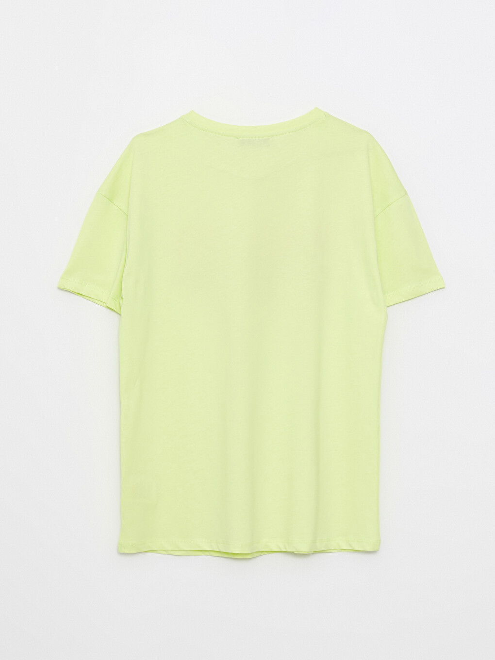 Crew Neck Printed Short Sleeve Cotton Women's T-shirt-6