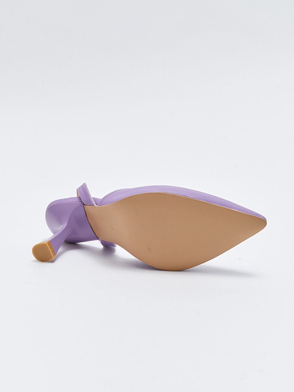 Mor Sivri Burun Kadın Topuklu Ayakkabı-3