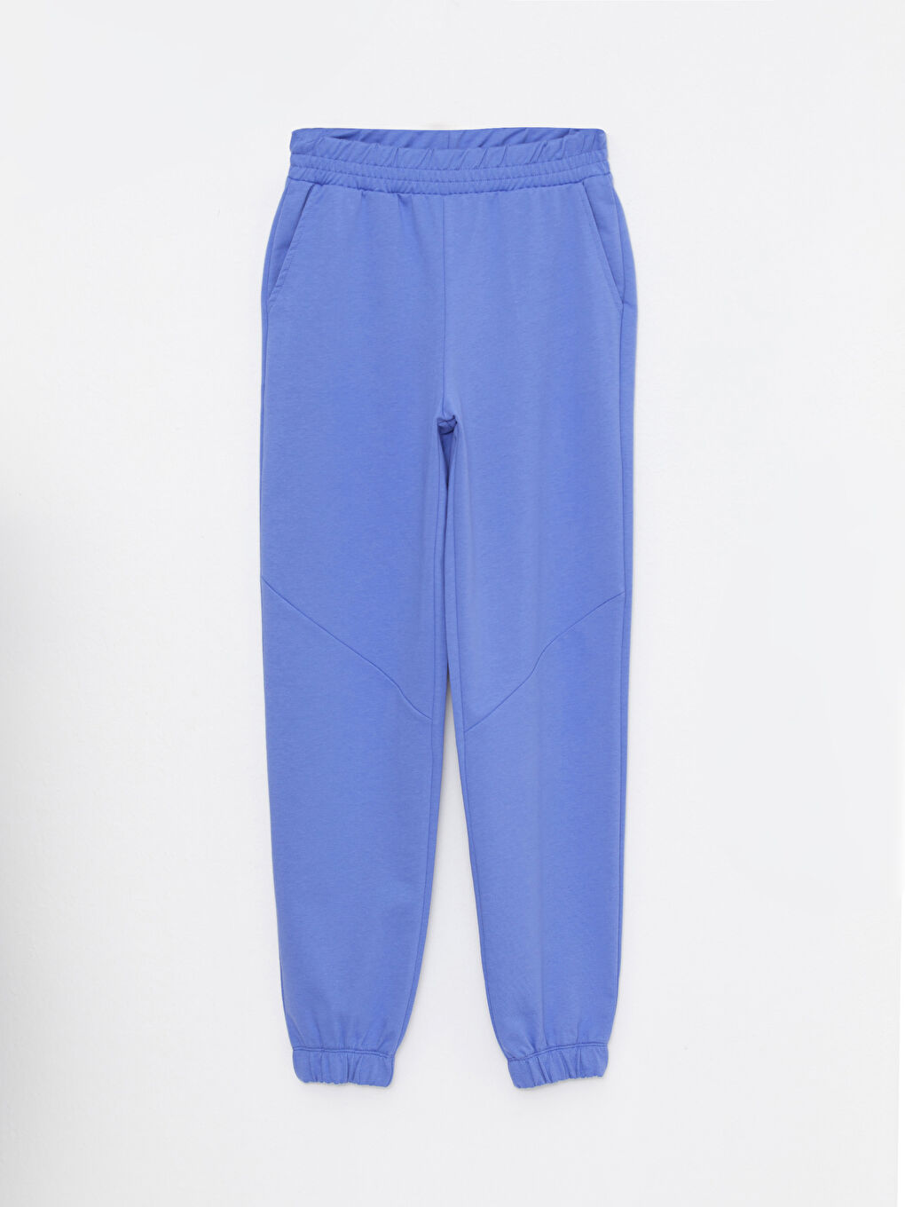 Mor Kadın Beli Lastikli Düz Eşofman Altı-6