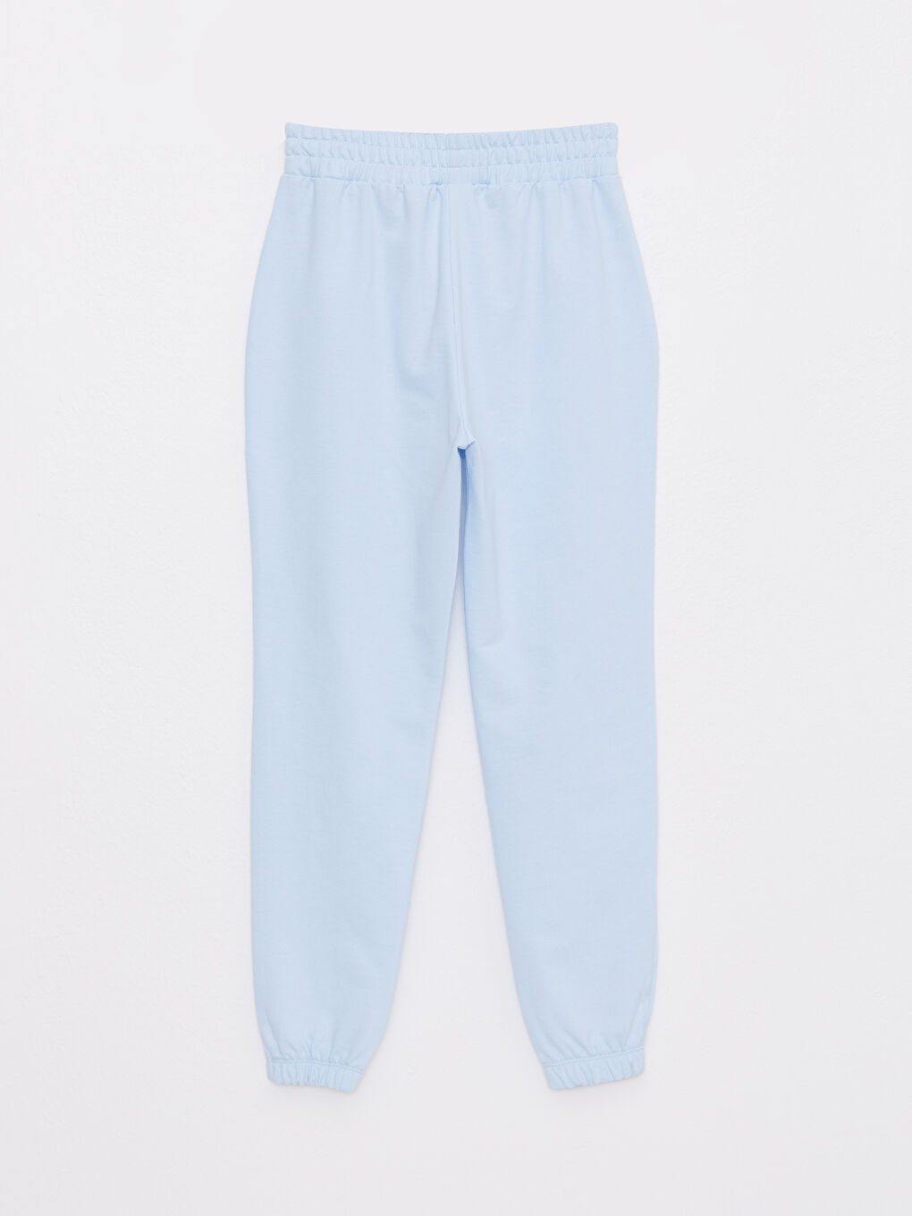 Mavi Beli Lastikli Baskılı Kadın Jogger Eşofman Altı-6