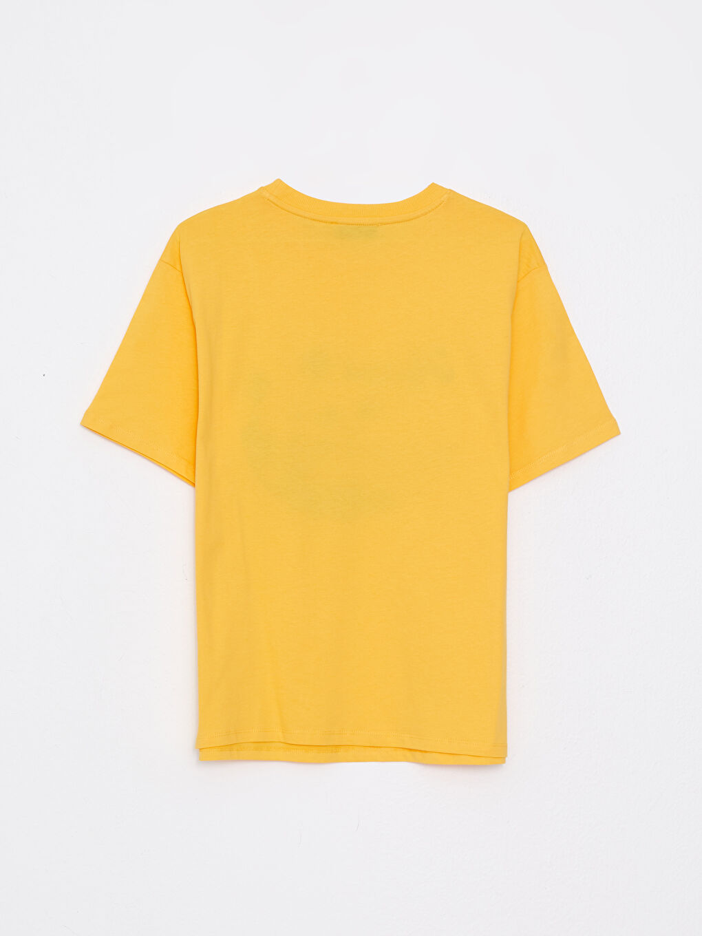 تيشيرت نسائي بأكمام قصيرة وياقة دائرية مطبوع-6