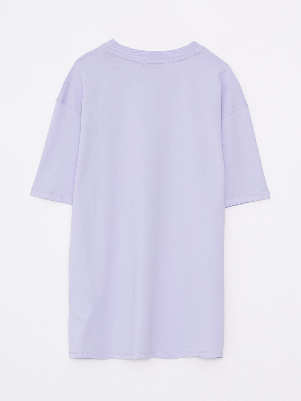 Crew Neck Printed Short Sleeve Cotton Women's T-shirt-6