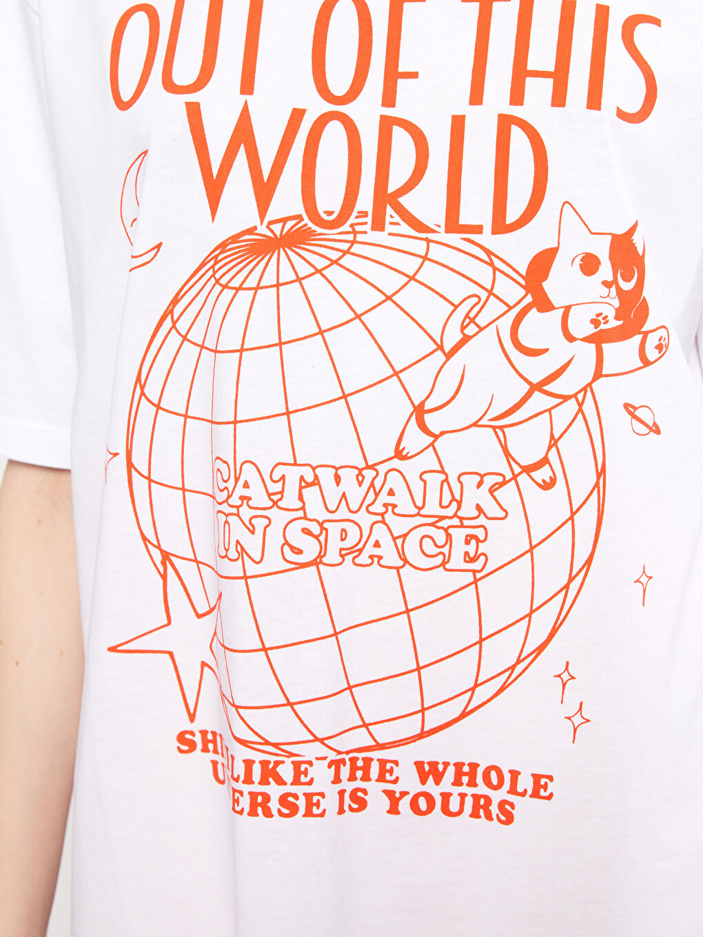 LC Waikiki Crew Neck Printed Short Sleeve Cotton Women's T-shirt -S2IJ91Z8-R9K