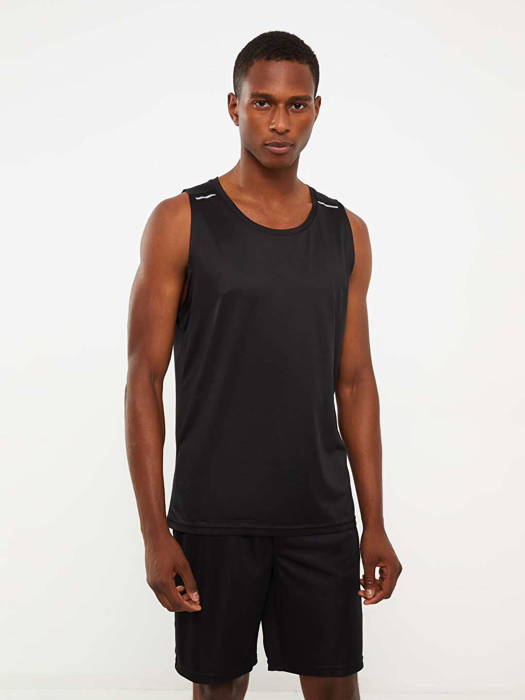 Siyah Slim Fit Erkek Spor Eşofman Takımı-1