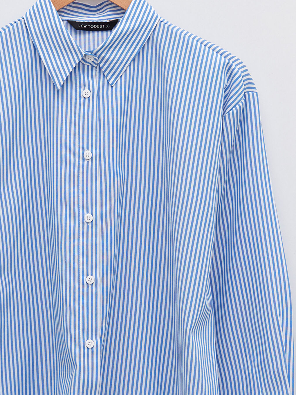 Tunică Cămașă Vărgată pentru Femei-7