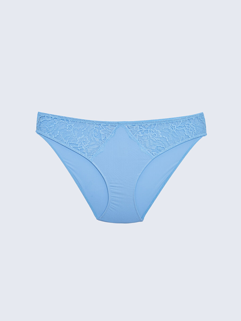Mavi Dantelli Bikini Külot
