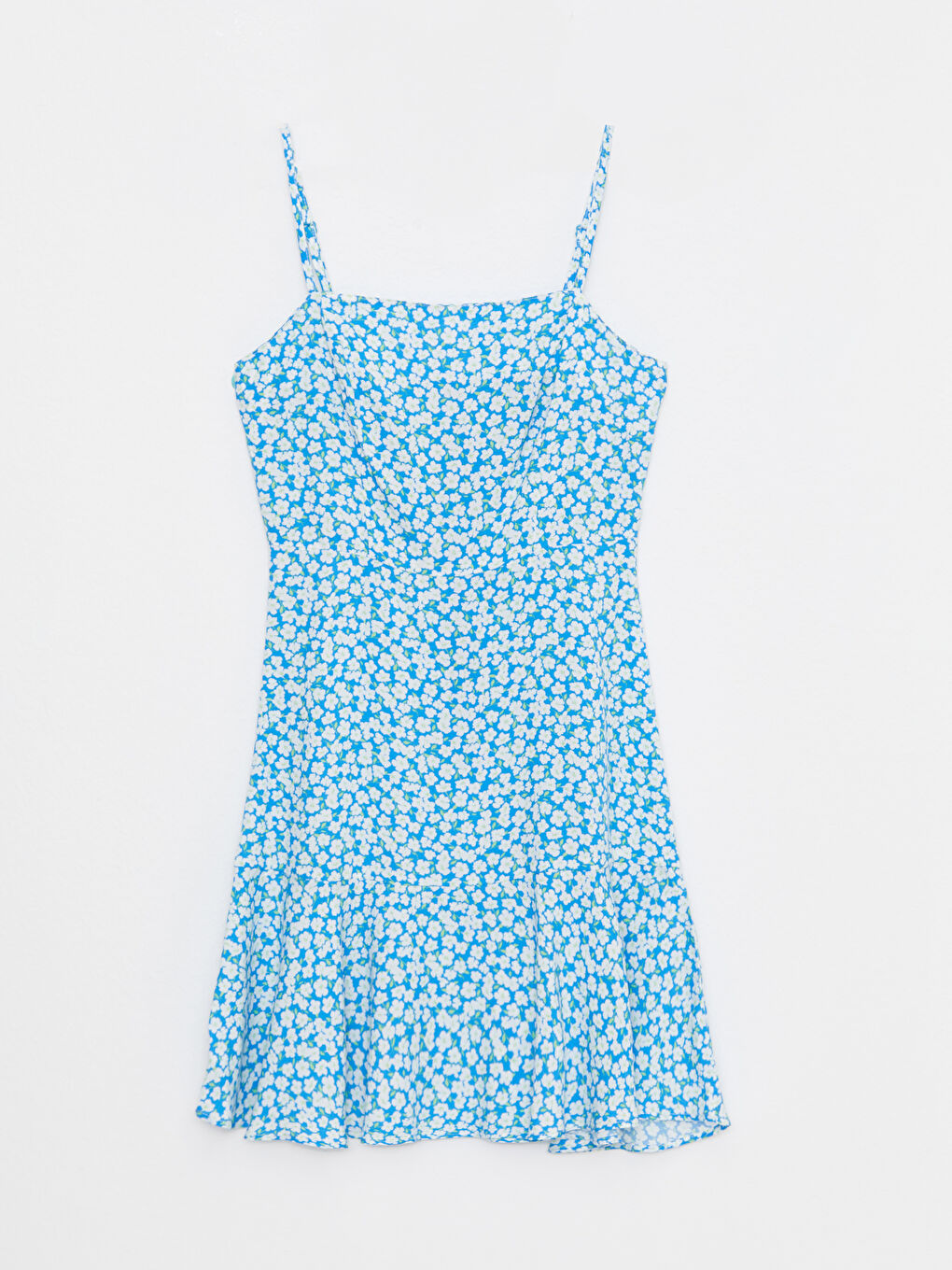 Square Collar Floral Strap Viscose Women's Dress -S2IK45Z8-LQQ