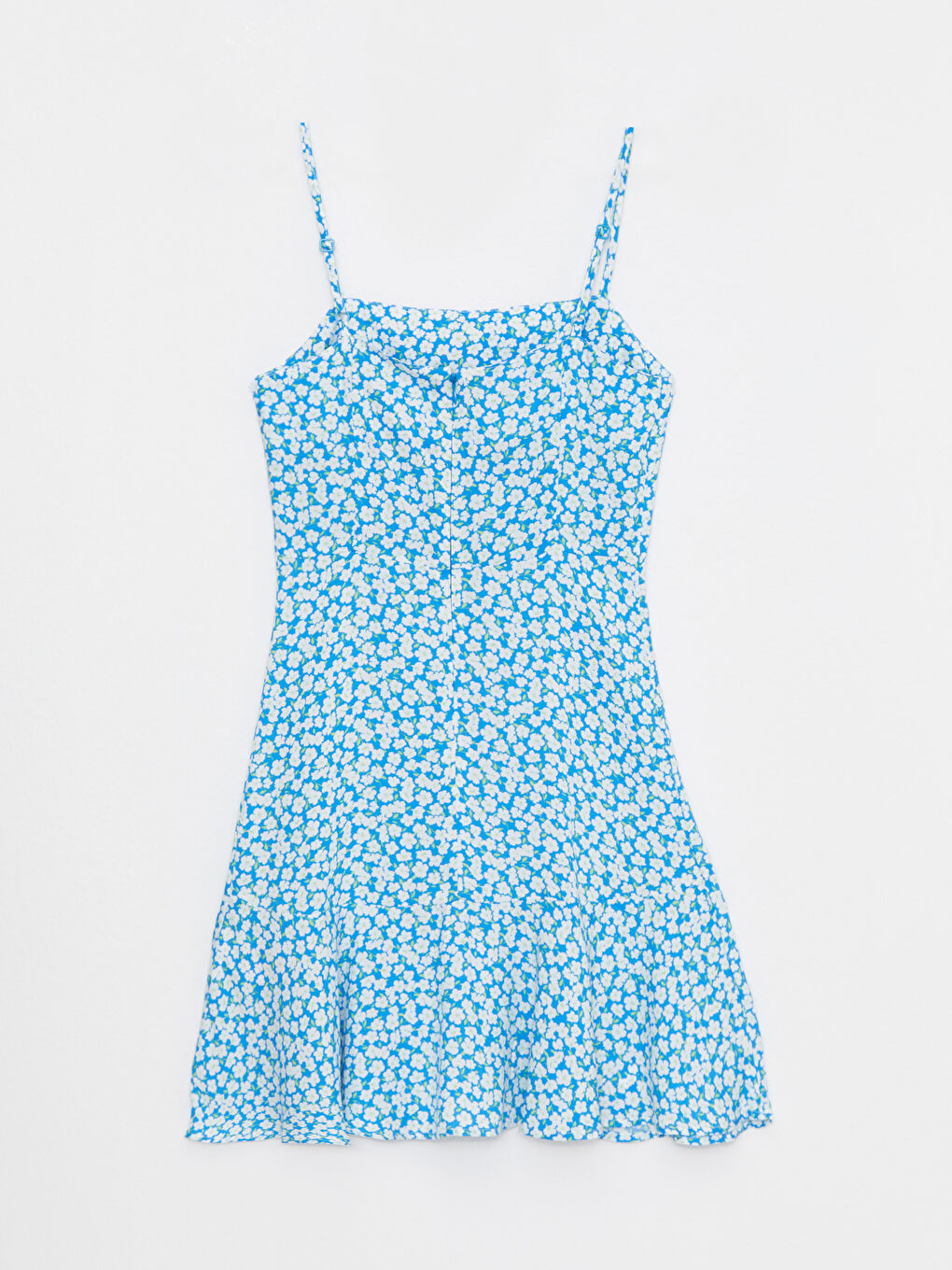 Square Collar Floral Strap Viscose Women's Dress -S2IK45Z8-LQQ