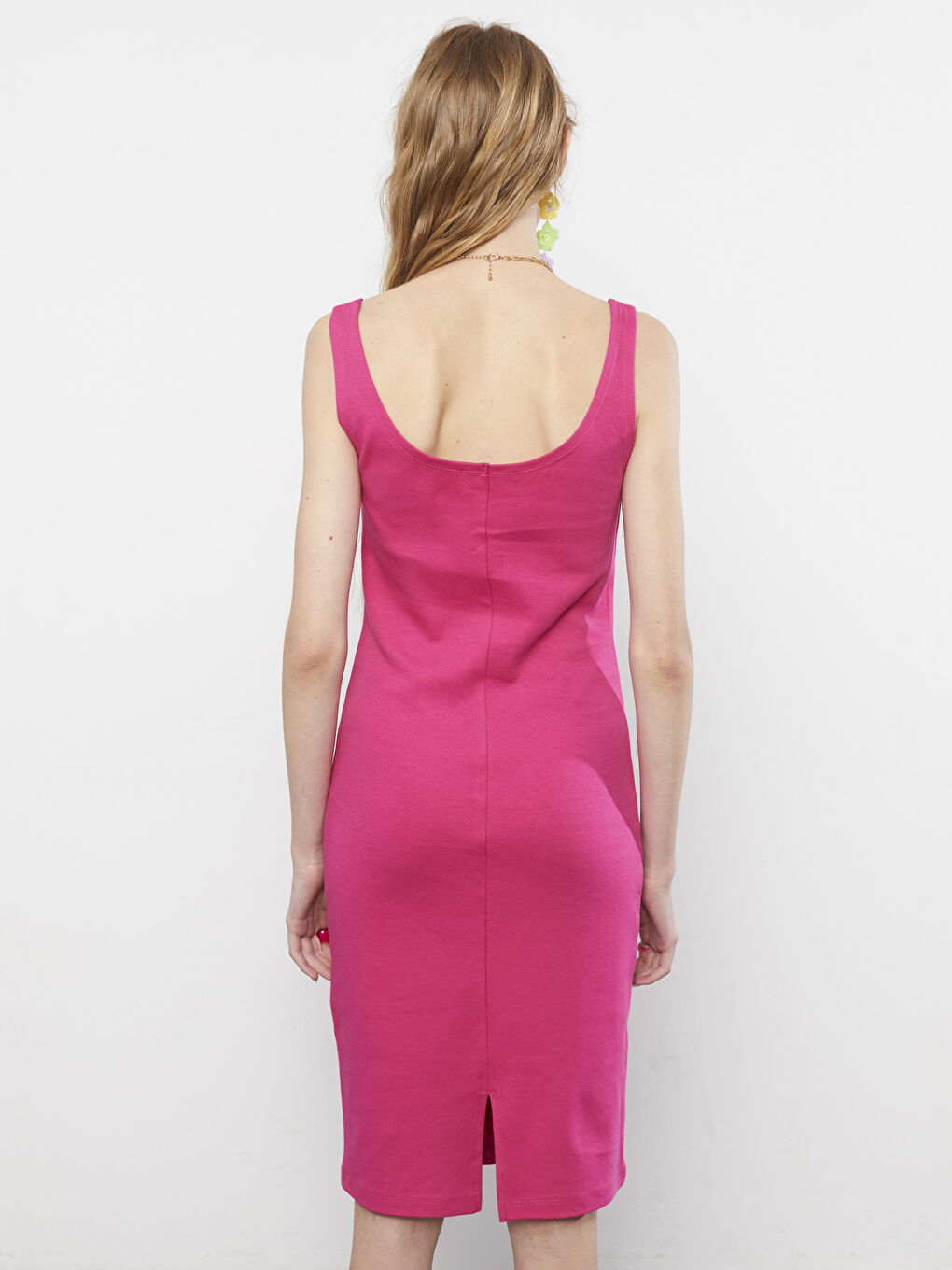 U-Neck Straight Strap Women's Bodycon Dress -S2IK65Z8-RXS